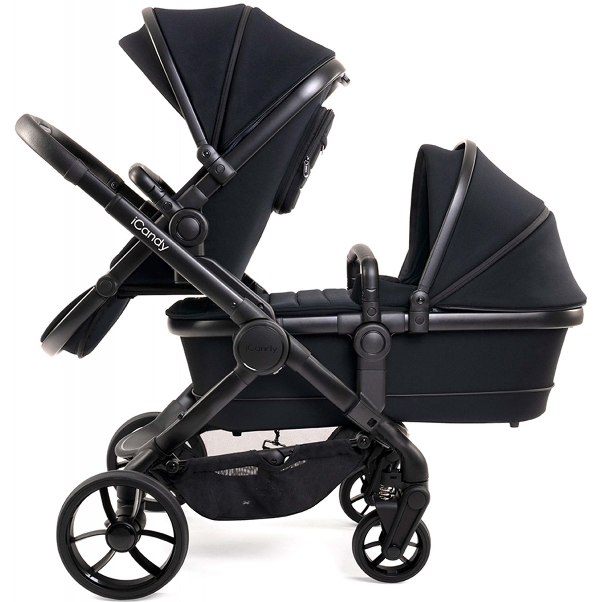 iCandy Peach 7 Double Stroller - Phantom / Black Edition