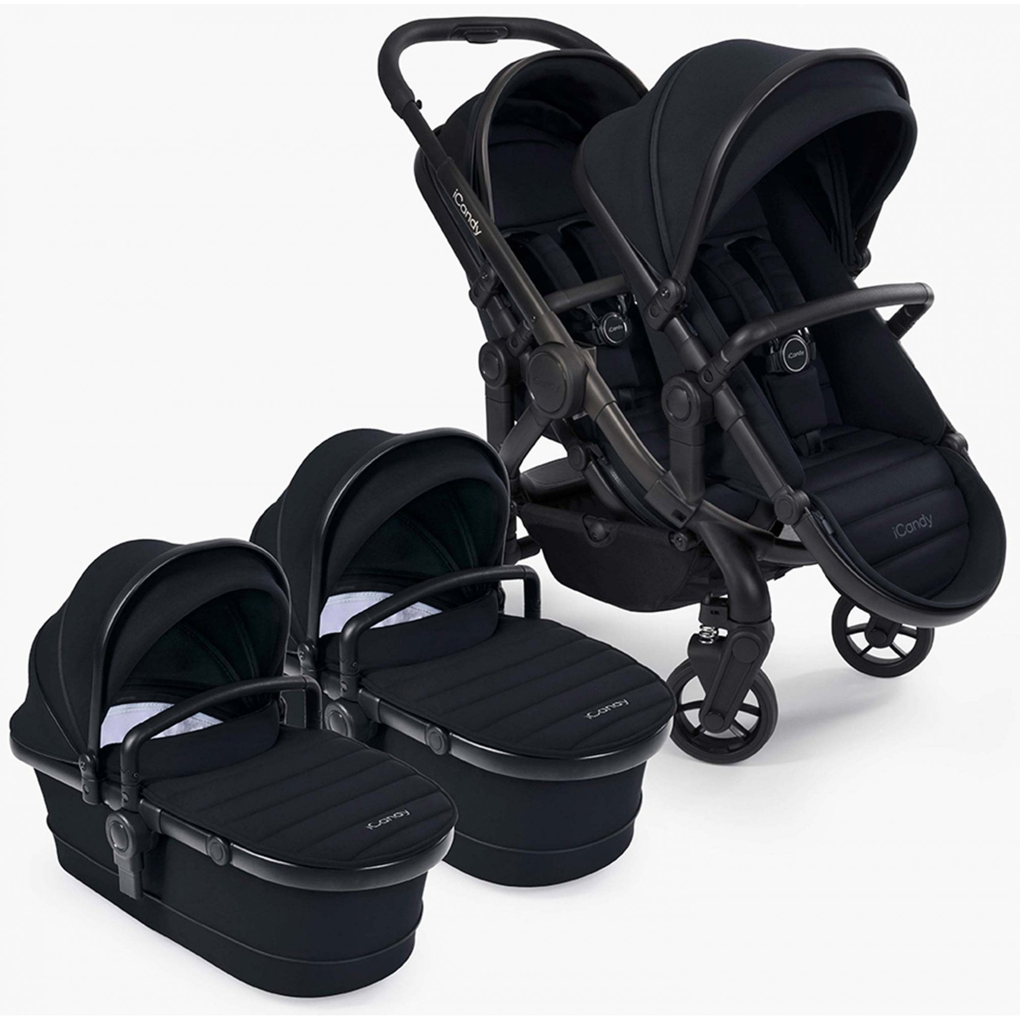 iCandy Peach 7 Twin Stroller - Phantom / Black Edition