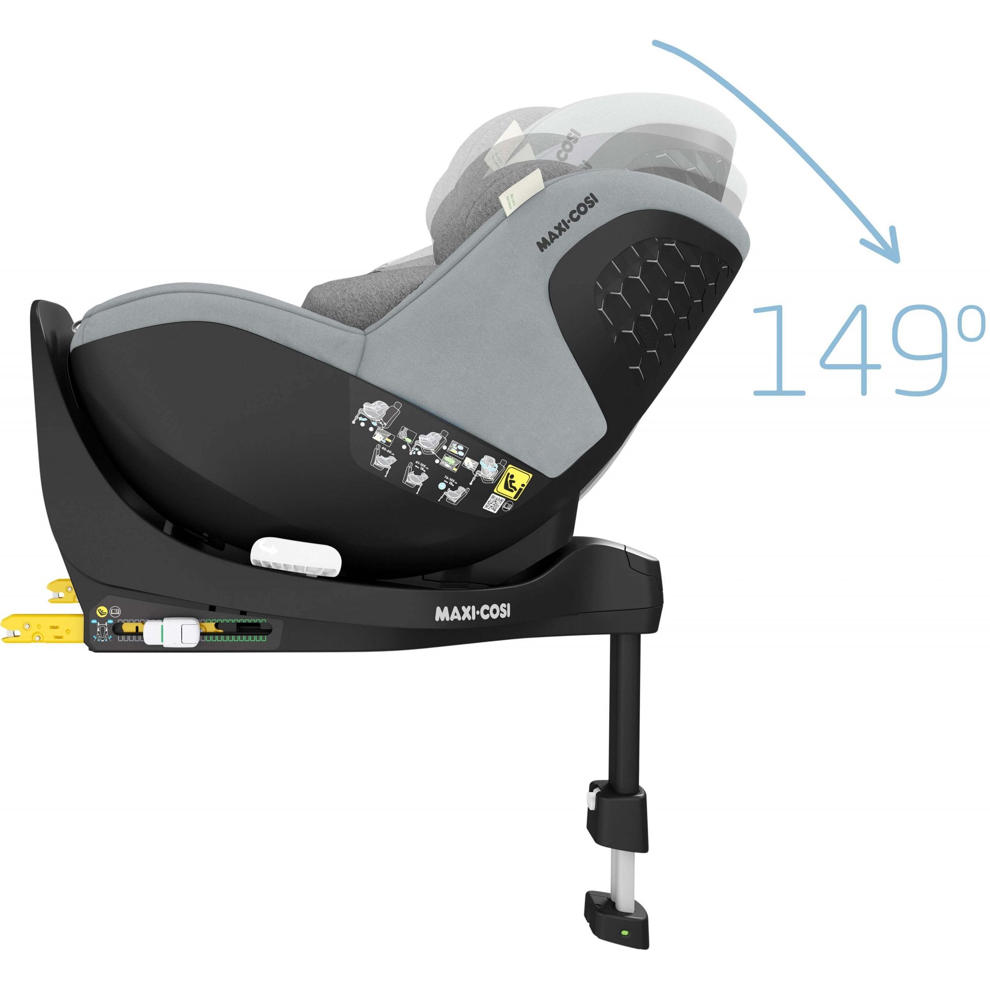 Maxi Cosi Mica Pro Eco i-Size Car Seat Authentic Grey