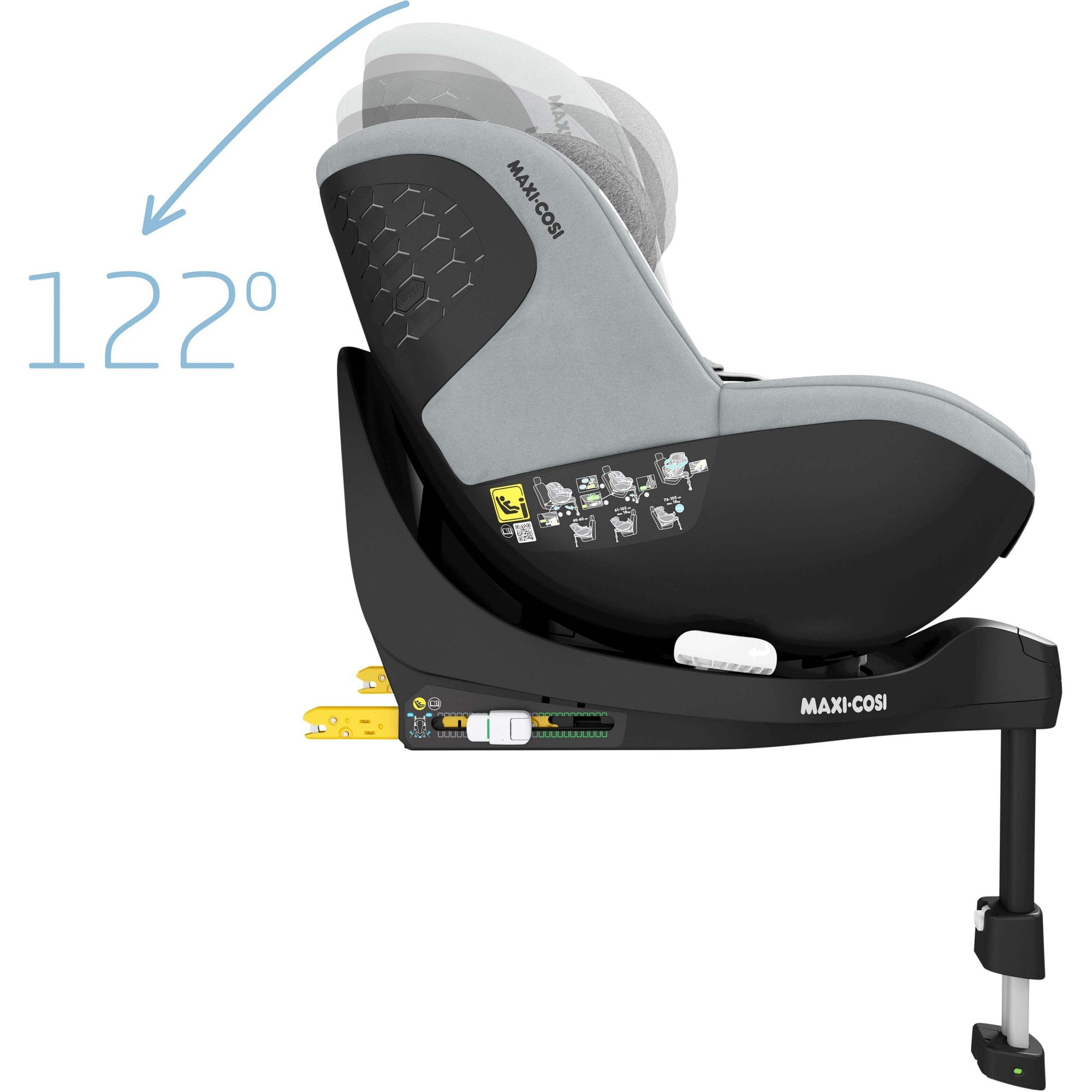 Maxi Cosi Mica Pro Eco i-Size Car Seat Authentic Grey