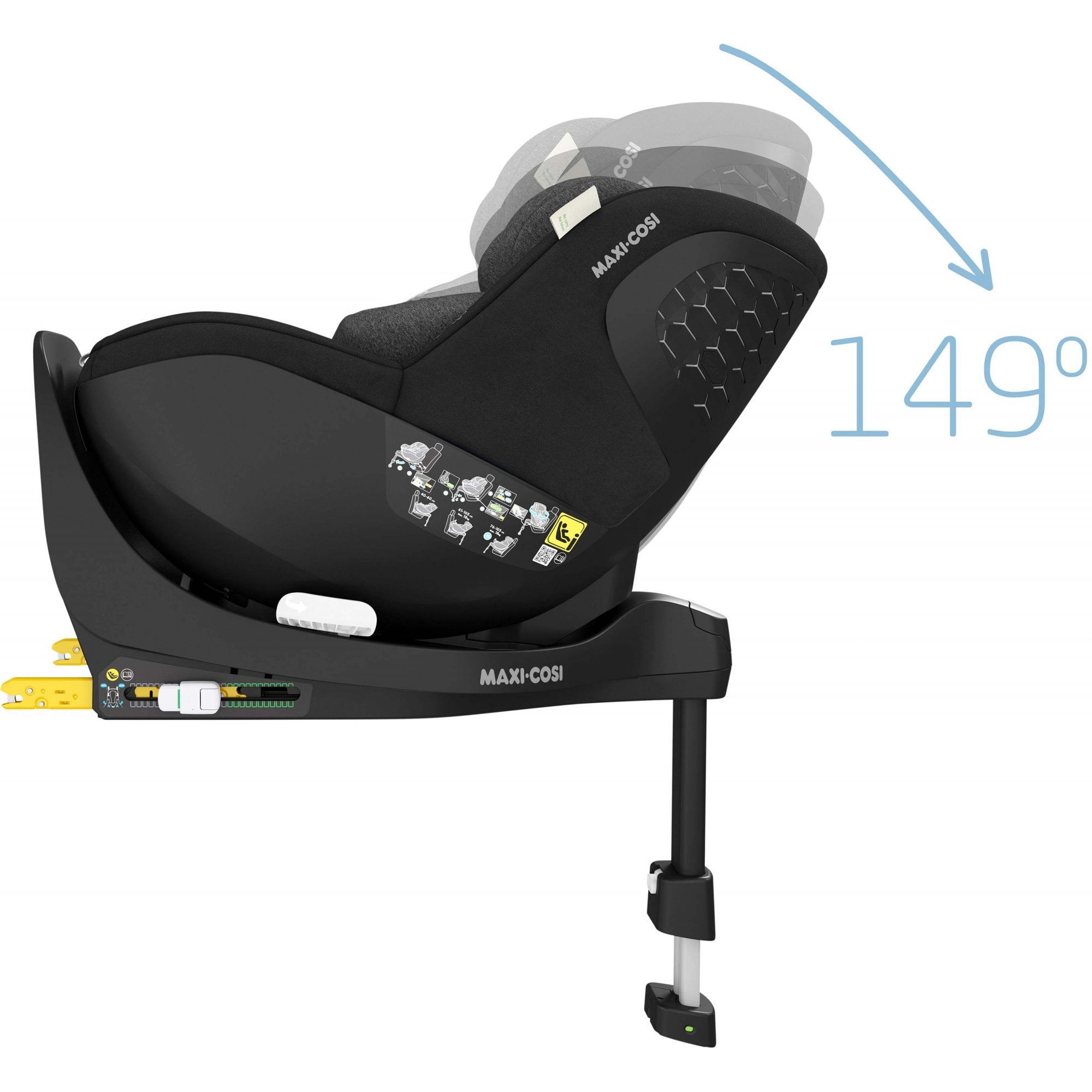 Maxi Cosi Mica Pro Eco i-Size Car Seat Authentic Black