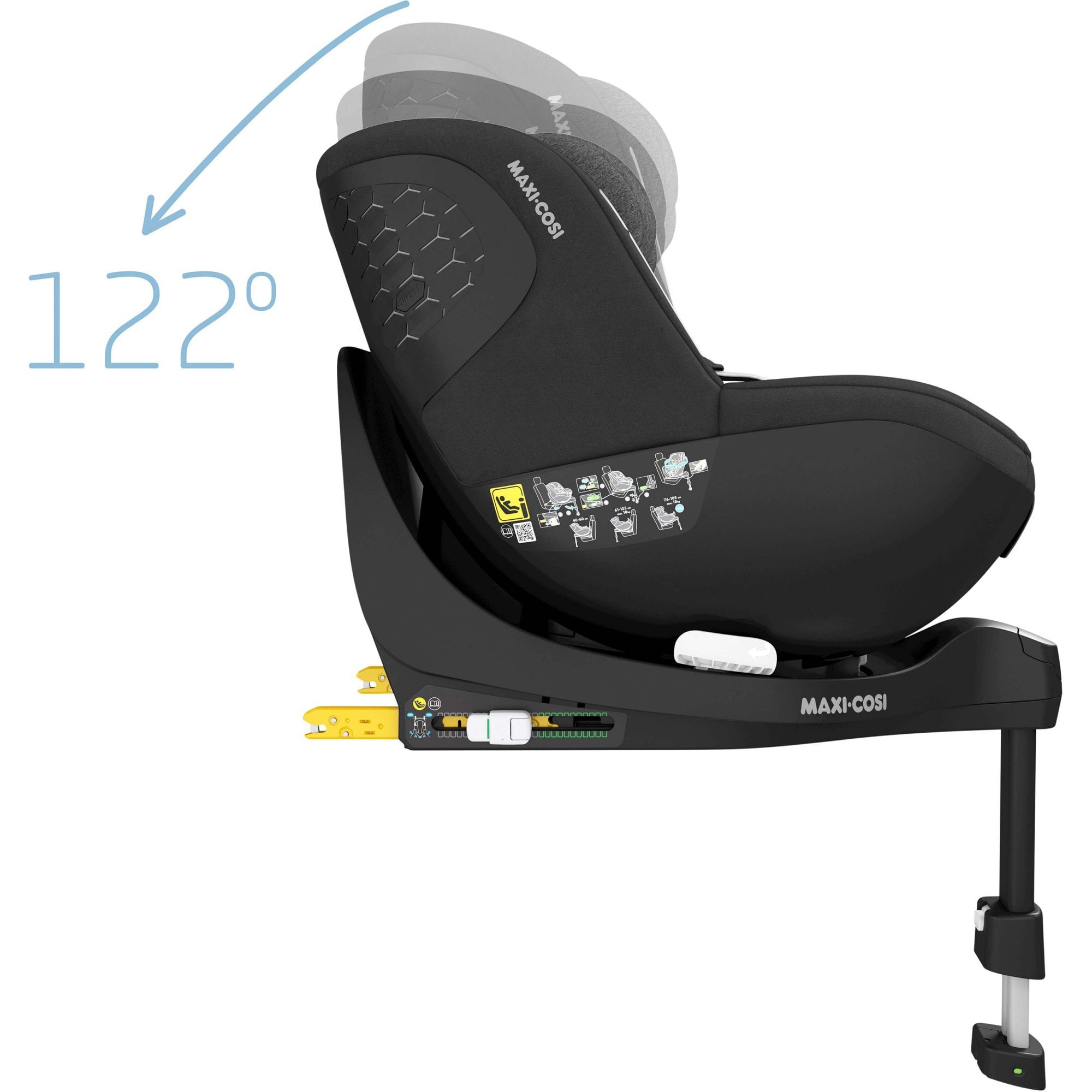 Maxi Cosi Mica Pro Eco i-Size Car Seat Authentic Black