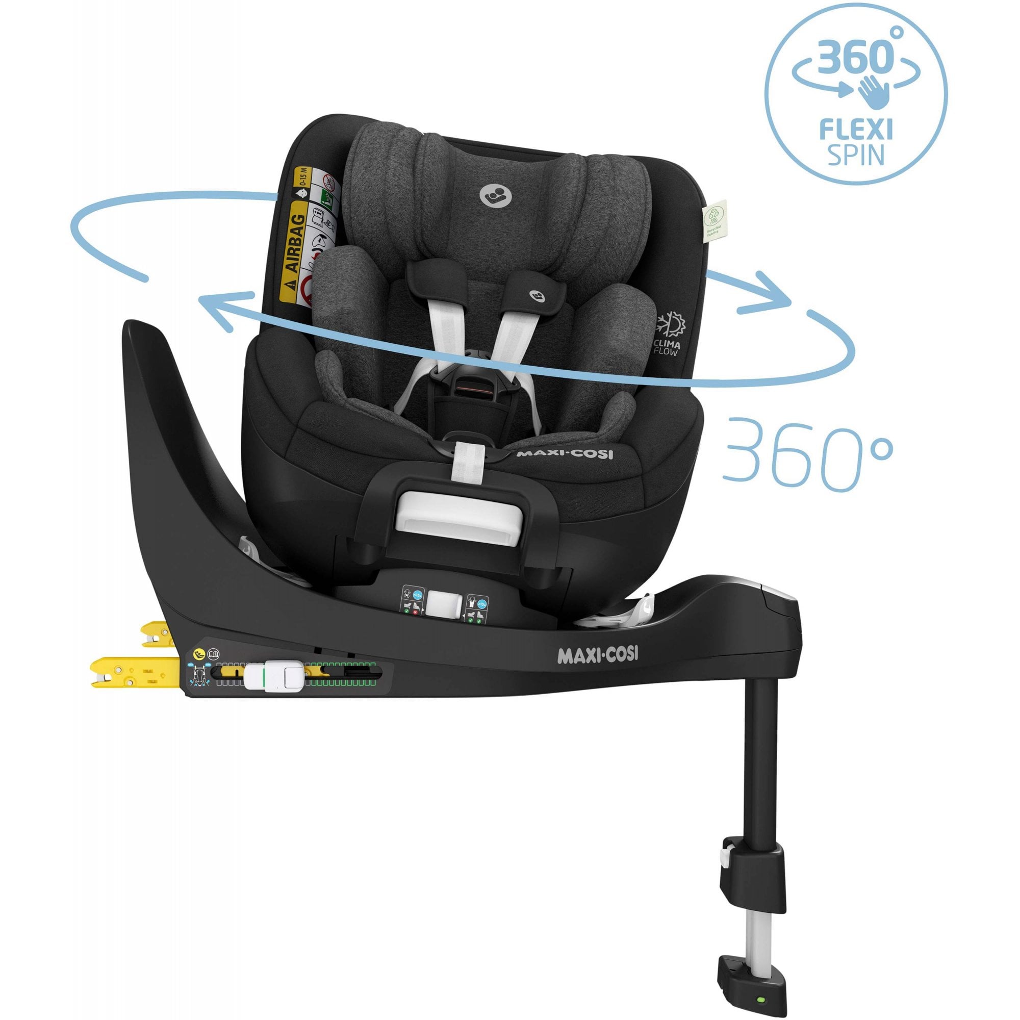 Maxi Cosi Mica Pro Eco i-Size Car Seat Authentic Black