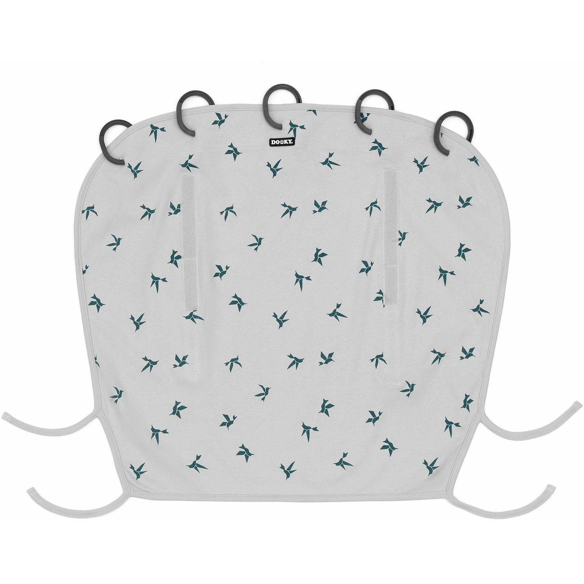 Dooky Universal Sun Shade Origami Swallow Grey Jade