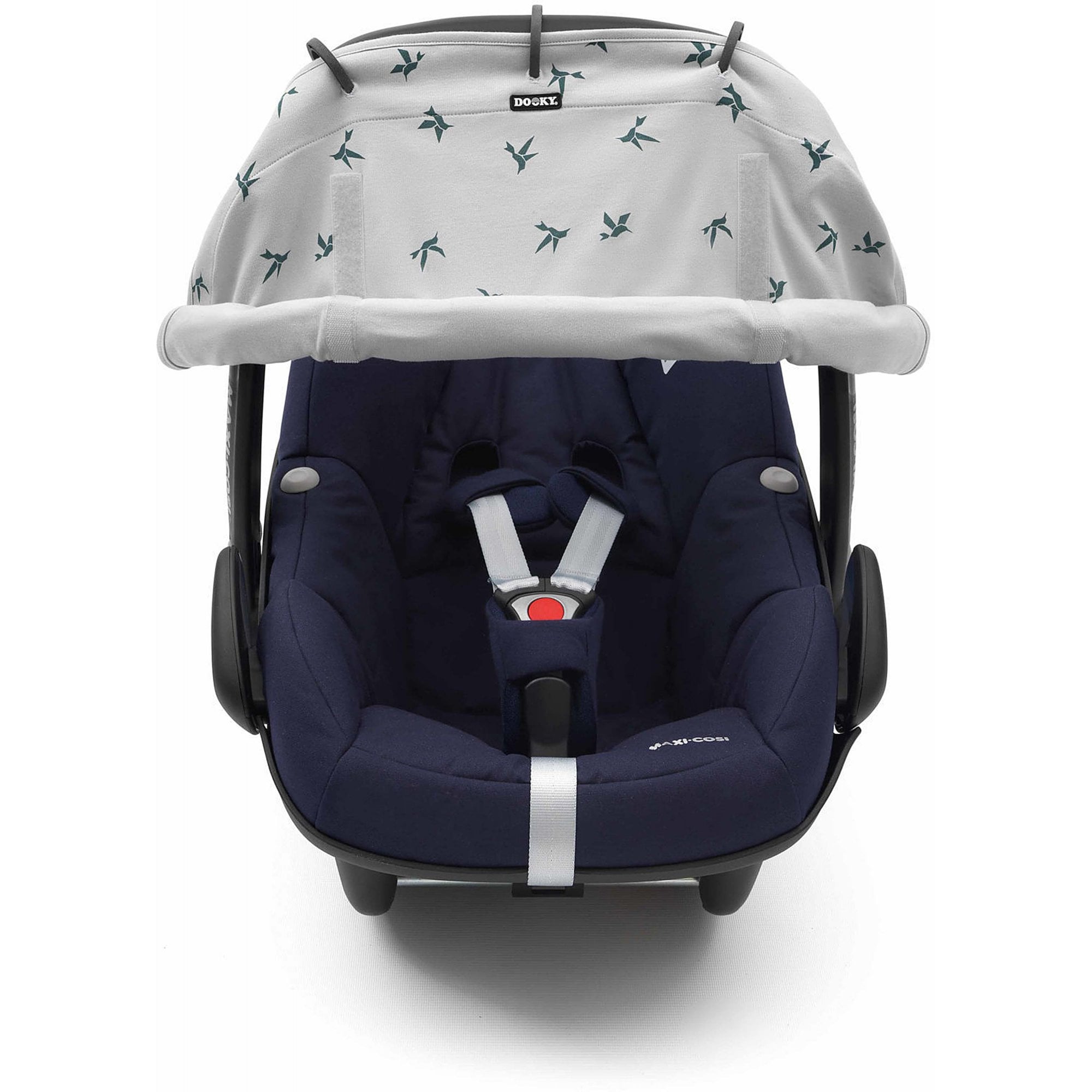 Dooky Universal Sun Shade Origami Swallow Grey Jade