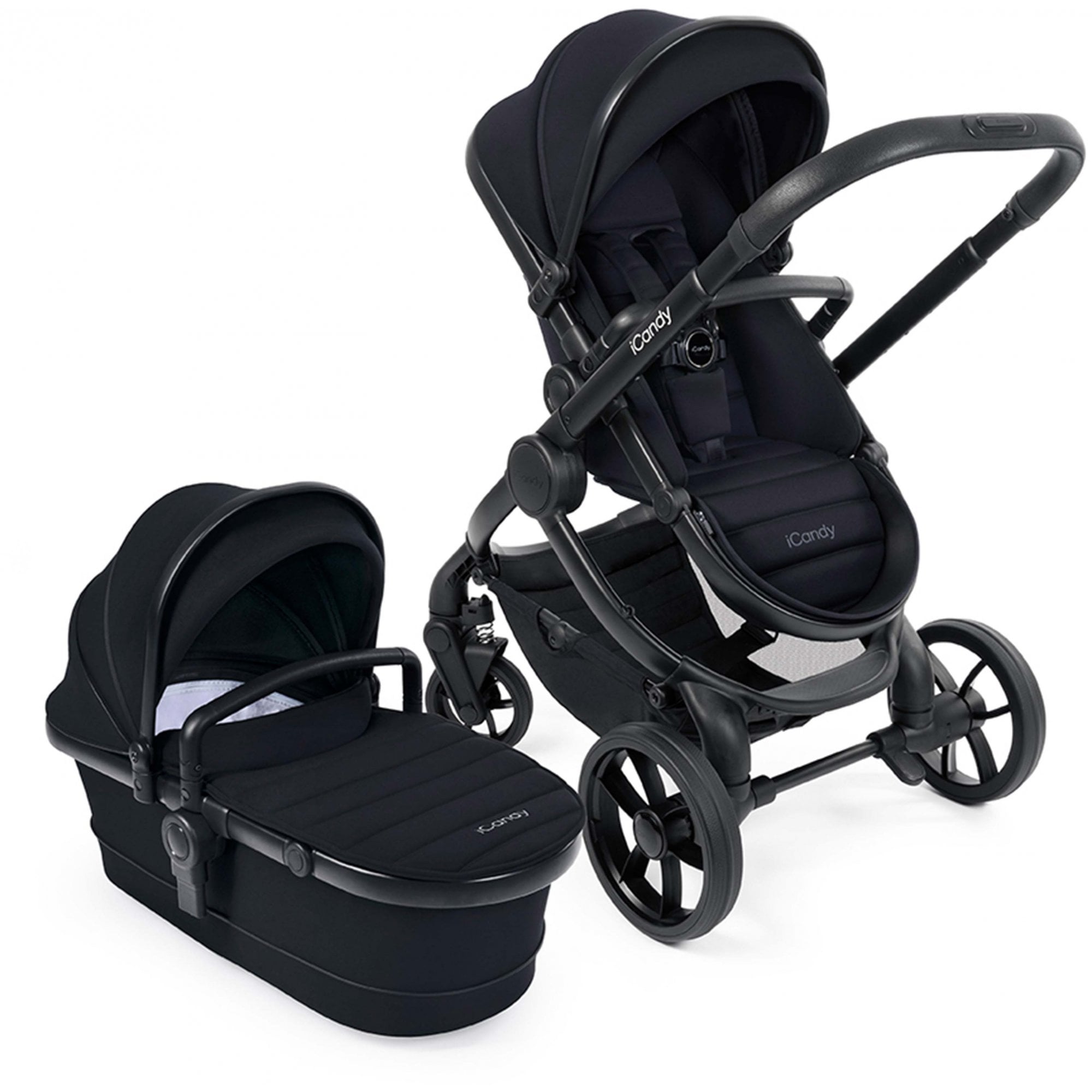 iCandy Peach 7 Complete Bundle Phantom / Black Edition + Cocoon & Base