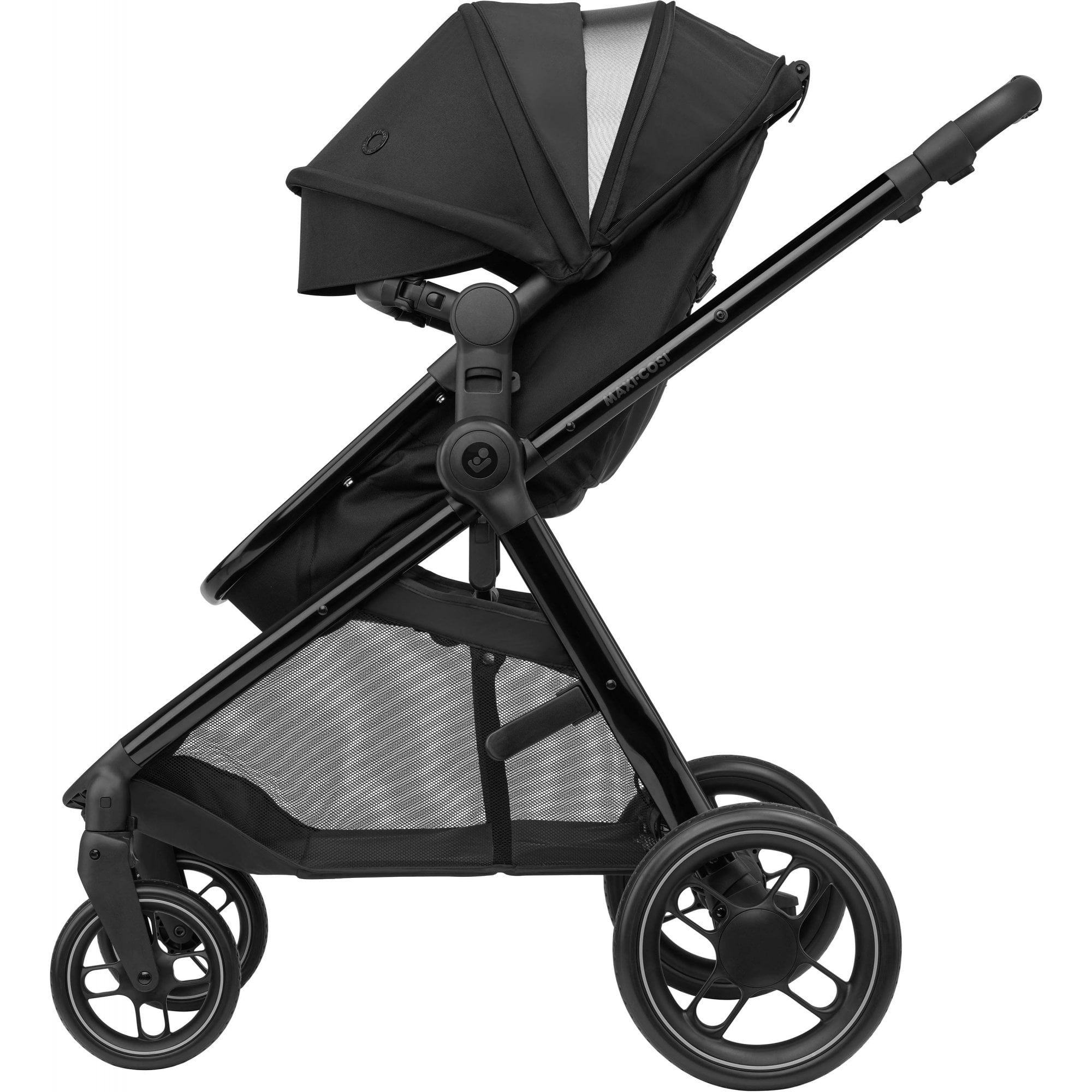 Maxi Cosi Zelia 3 Luxe 2in1 Bundle & Cabriofix i-Size Twillic Black