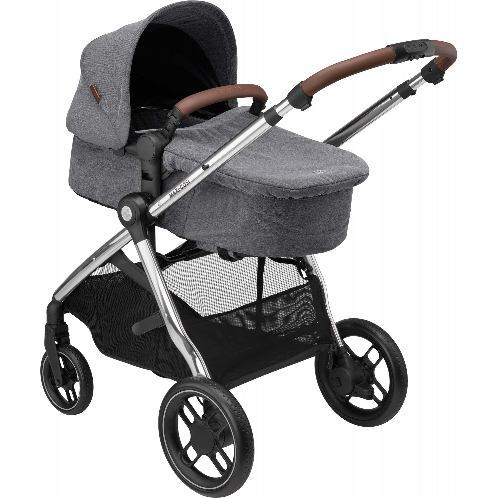 Maxi Cosi Zelia 3 Luxe 2in1 Bundle & Base Twillic Grey