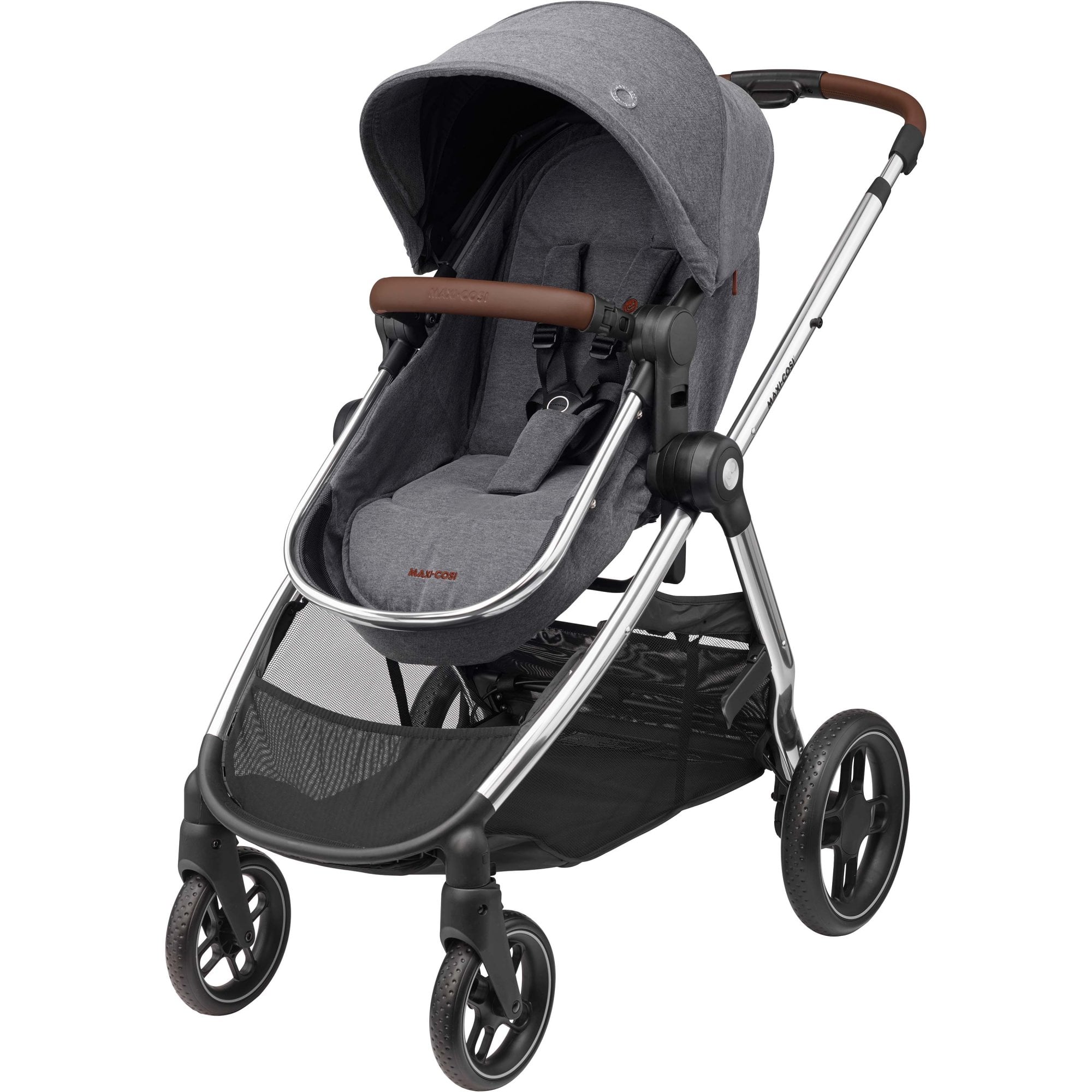 Maxi Cosi Zelia 3 Luxe 2in1 Bundle & Cabriofix i-Size Twillic Grey