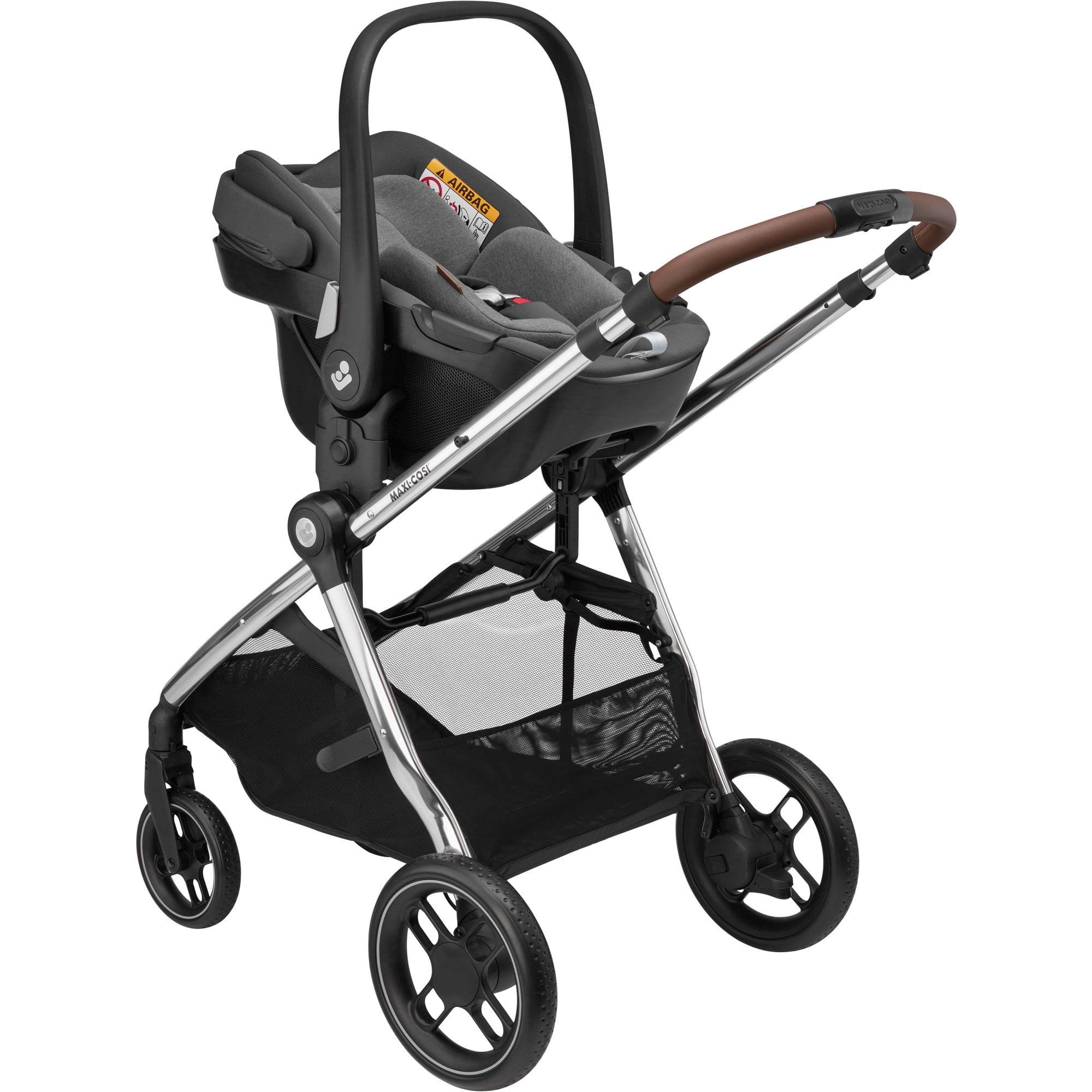 Maxi Cosi Zelia 3 Luxe 2in1 Bundle & Base Twillic Grey