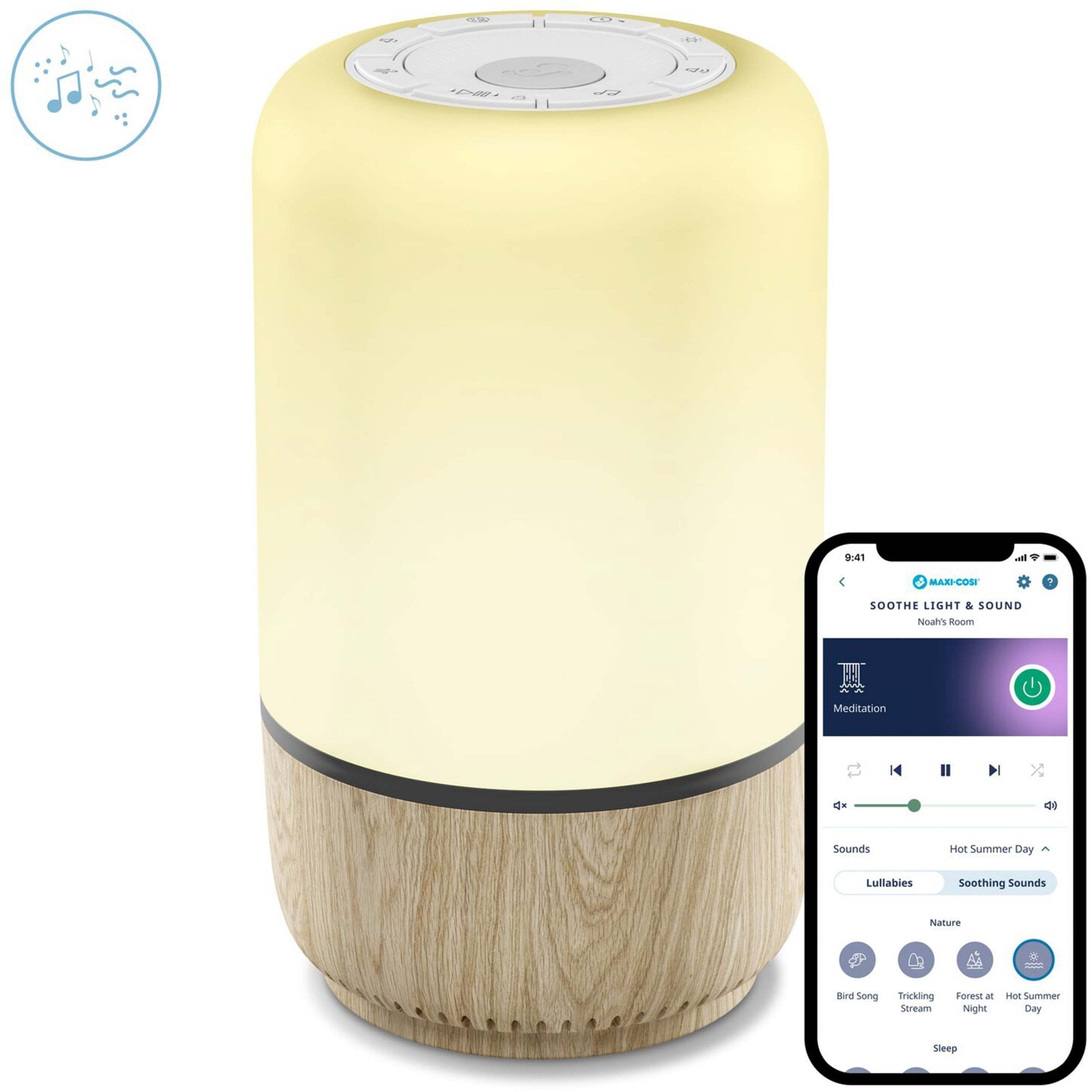 Maxi Cosi Soothe Light & Sound Connected Home Range