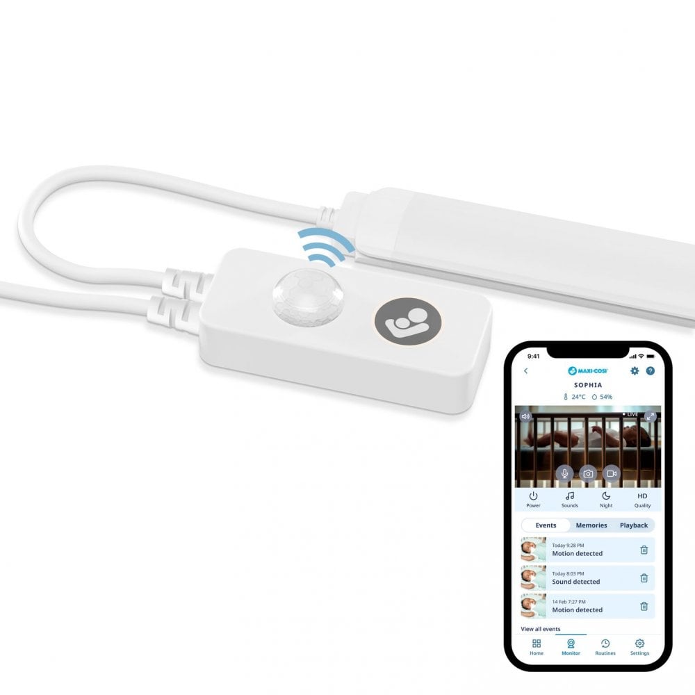 Maxi Cosi Glow Crib Light Connected Home Range