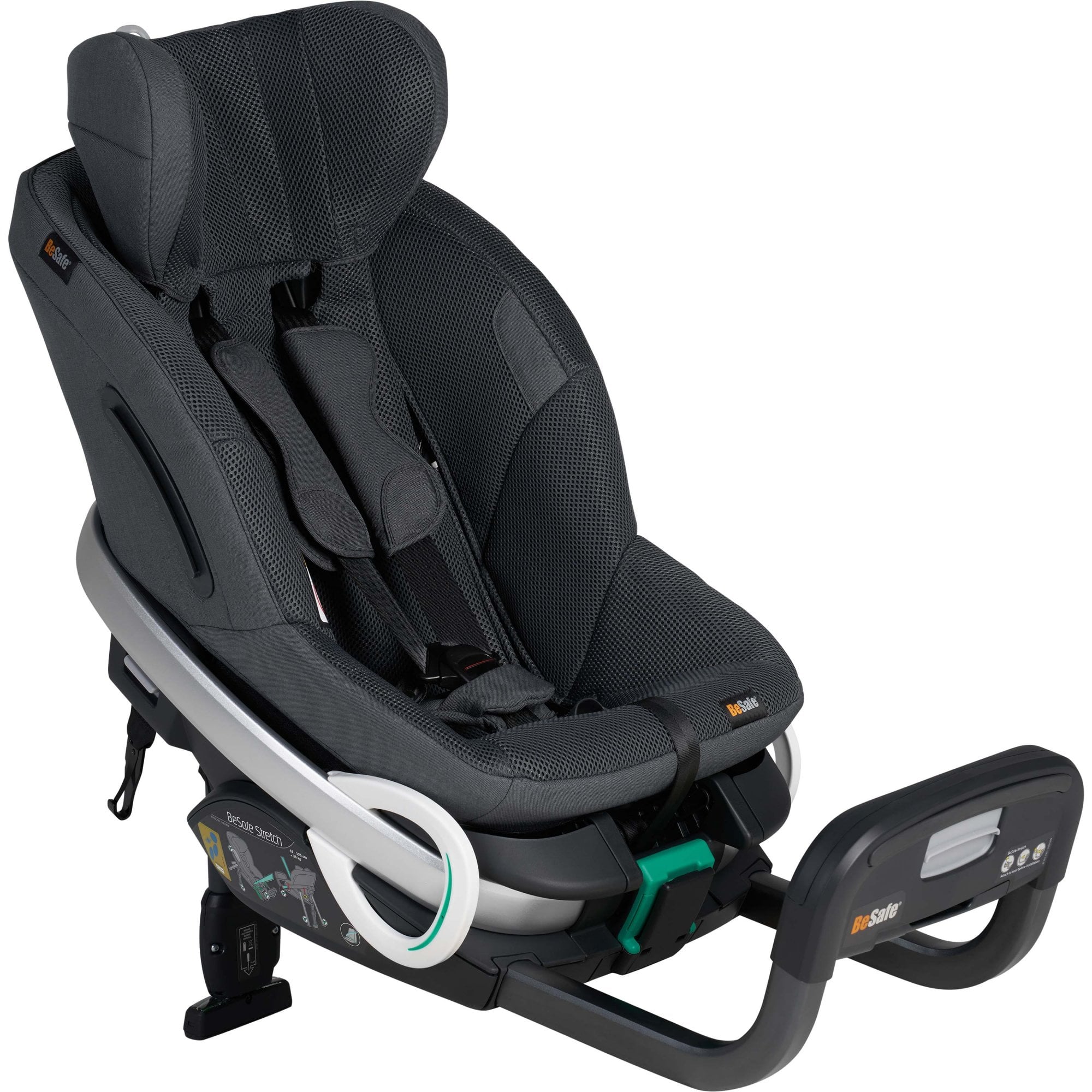 BeSafe Stretch Rear Facing Car Seat Anthracite Mesh