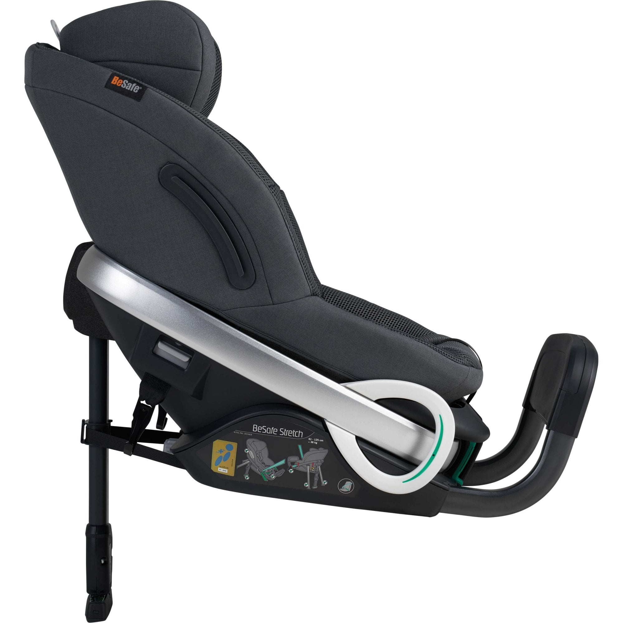 BeSafe Stretch Rear Facing Car Seat Anthracite Mesh