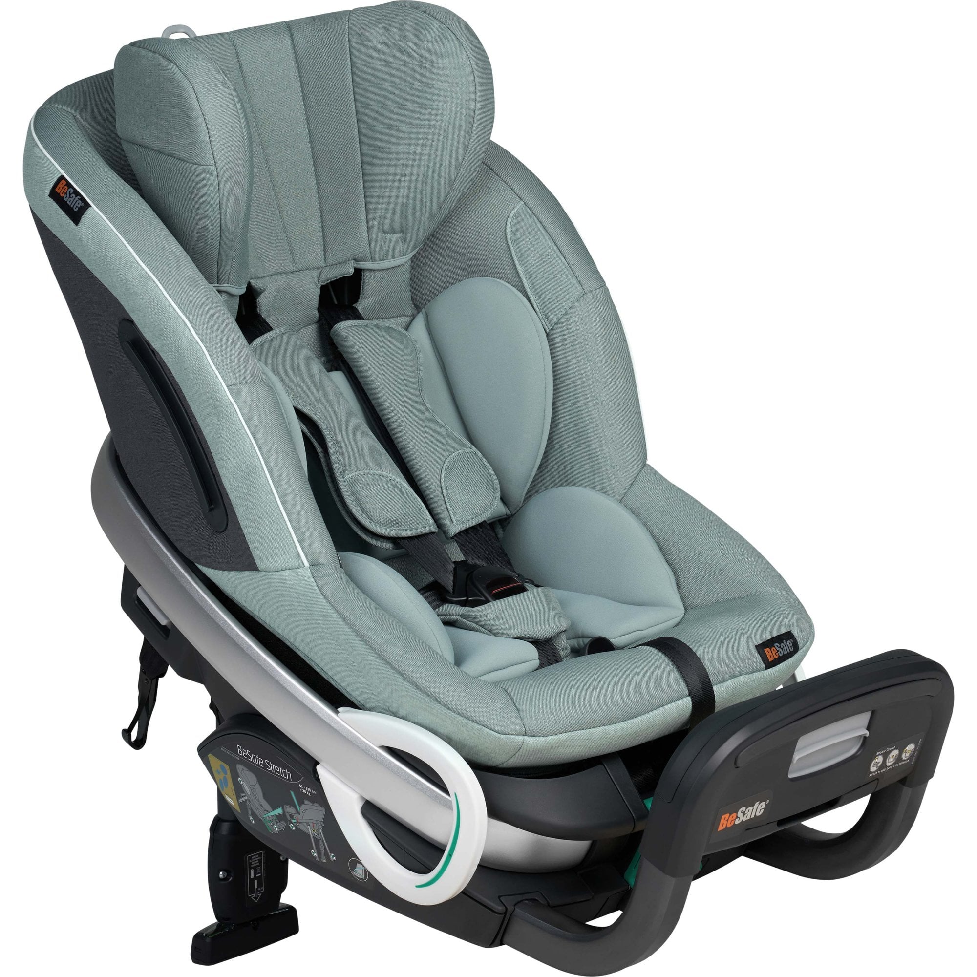 BeSafe Stretch Rear Facing Car Seat Sea Green Melange