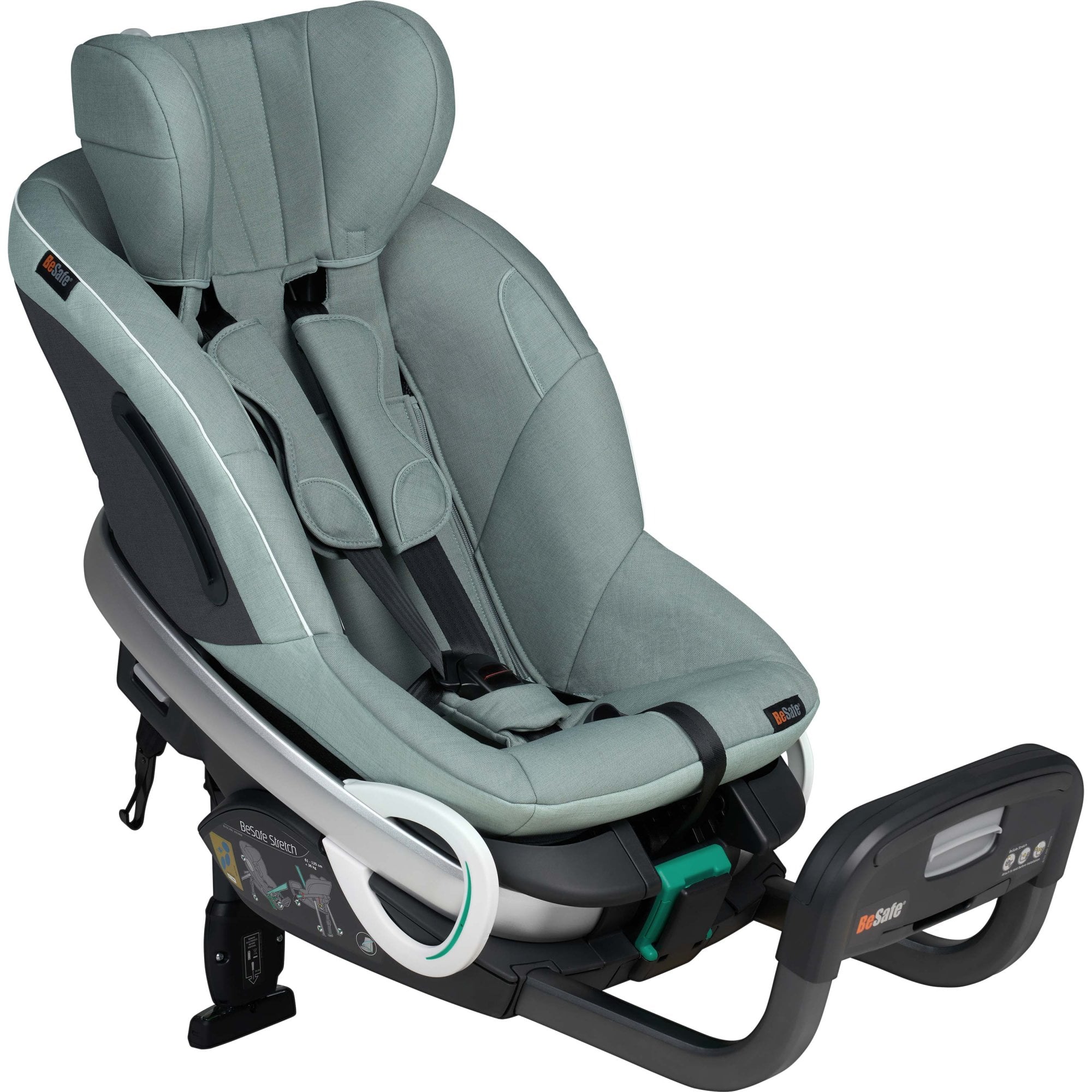 BeSafe Stretch Rear Facing Car Seat Sea Green Melange