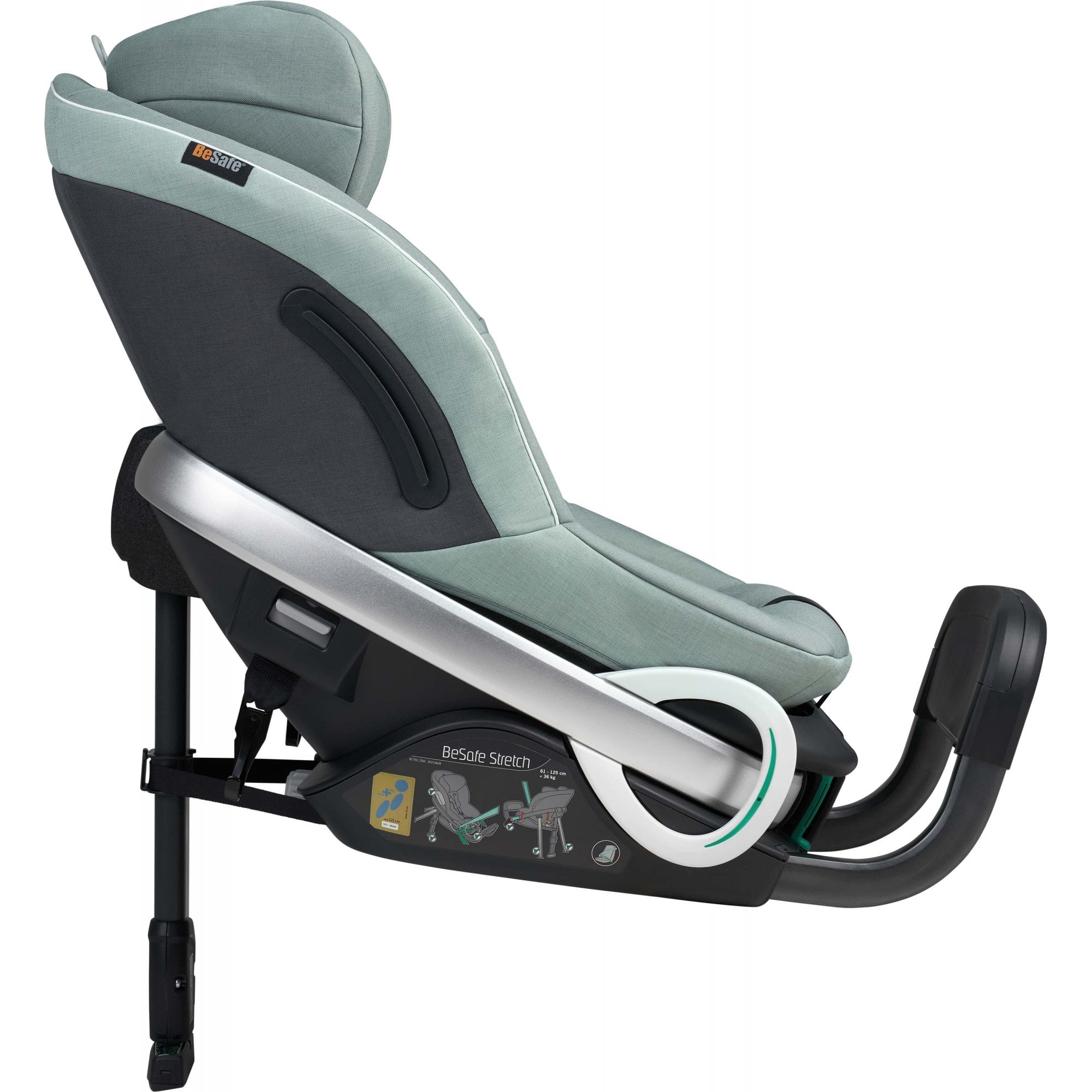 BeSafe Stretch Rear Facing Car Seat Sea Green Melange