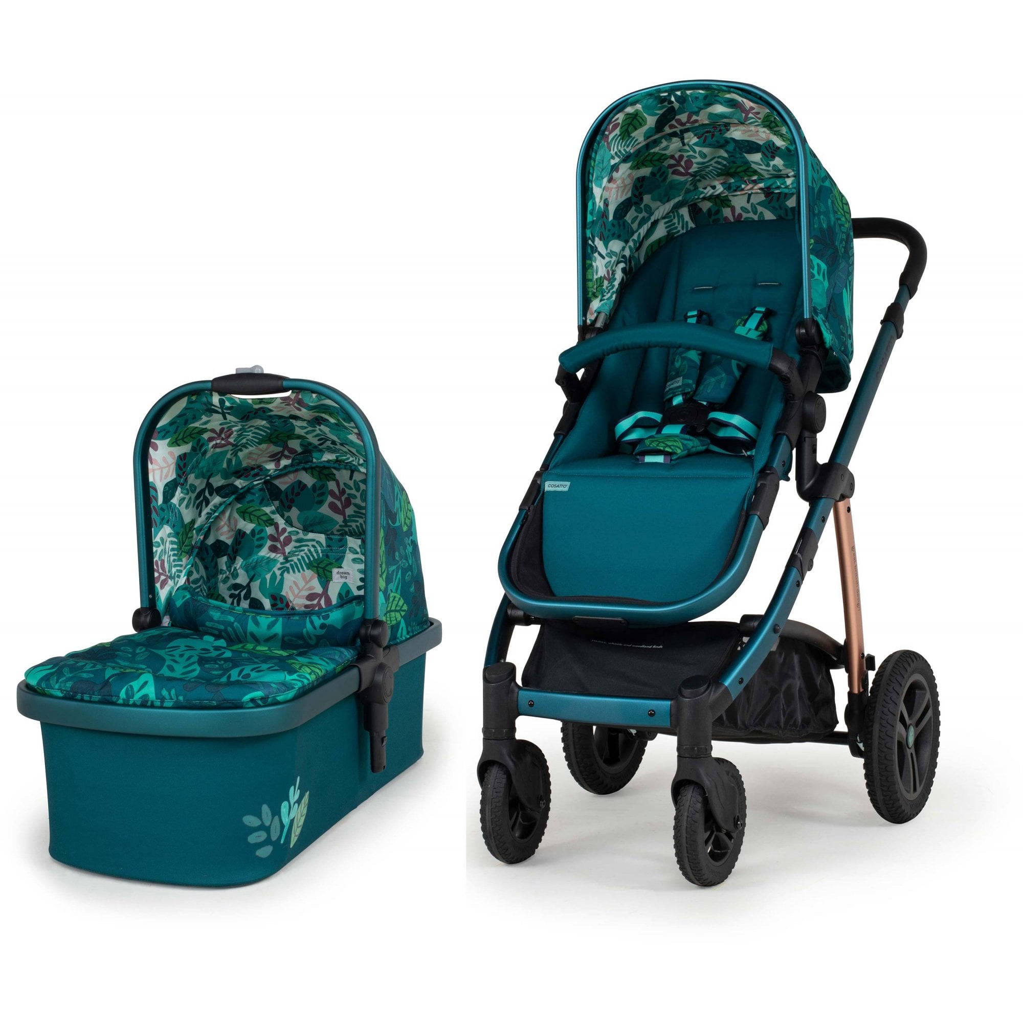 Cosatto Wow 2 Pram & Pushchair Midnight Jungle