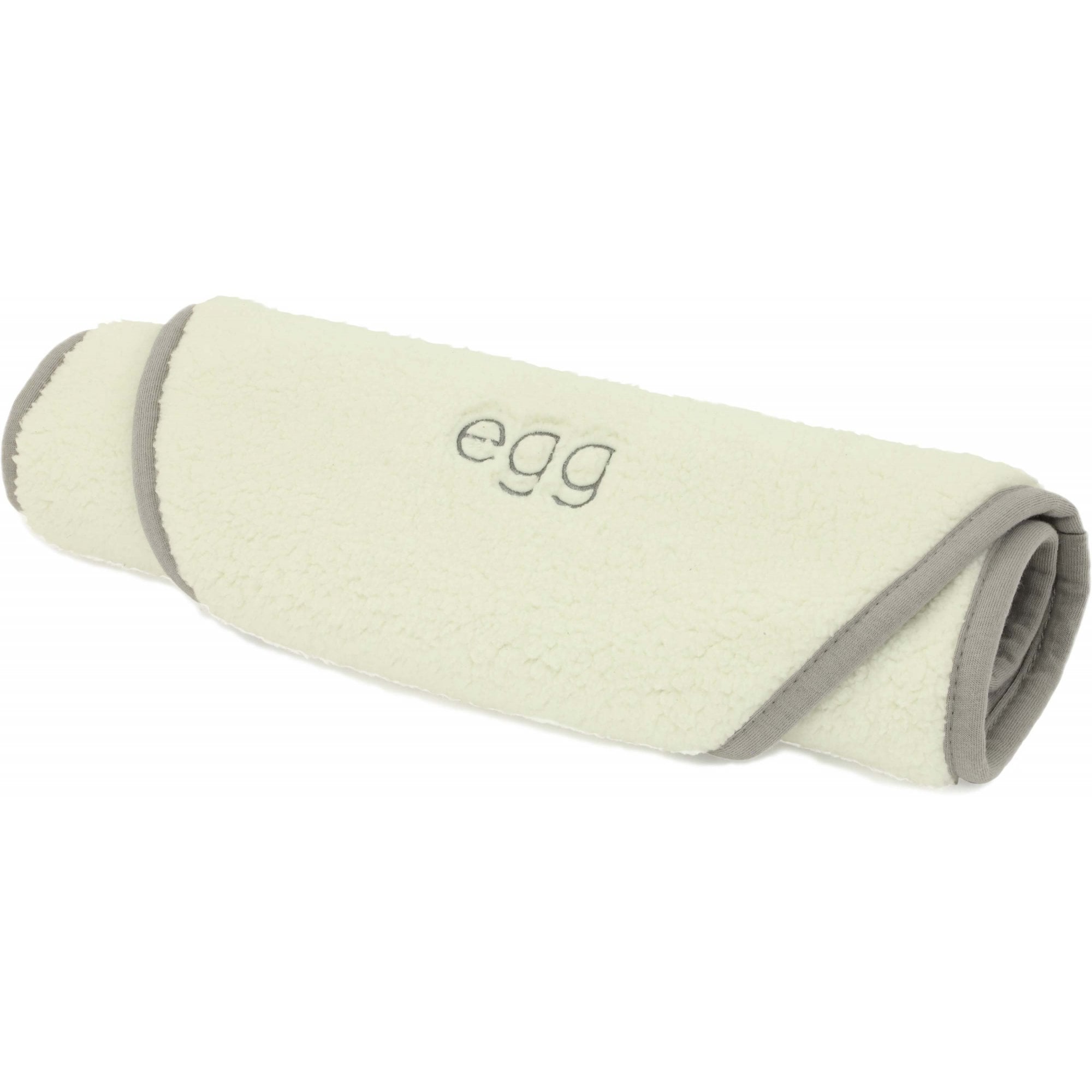 egg2® Sherpa Carrycot Mattress Topper Grey