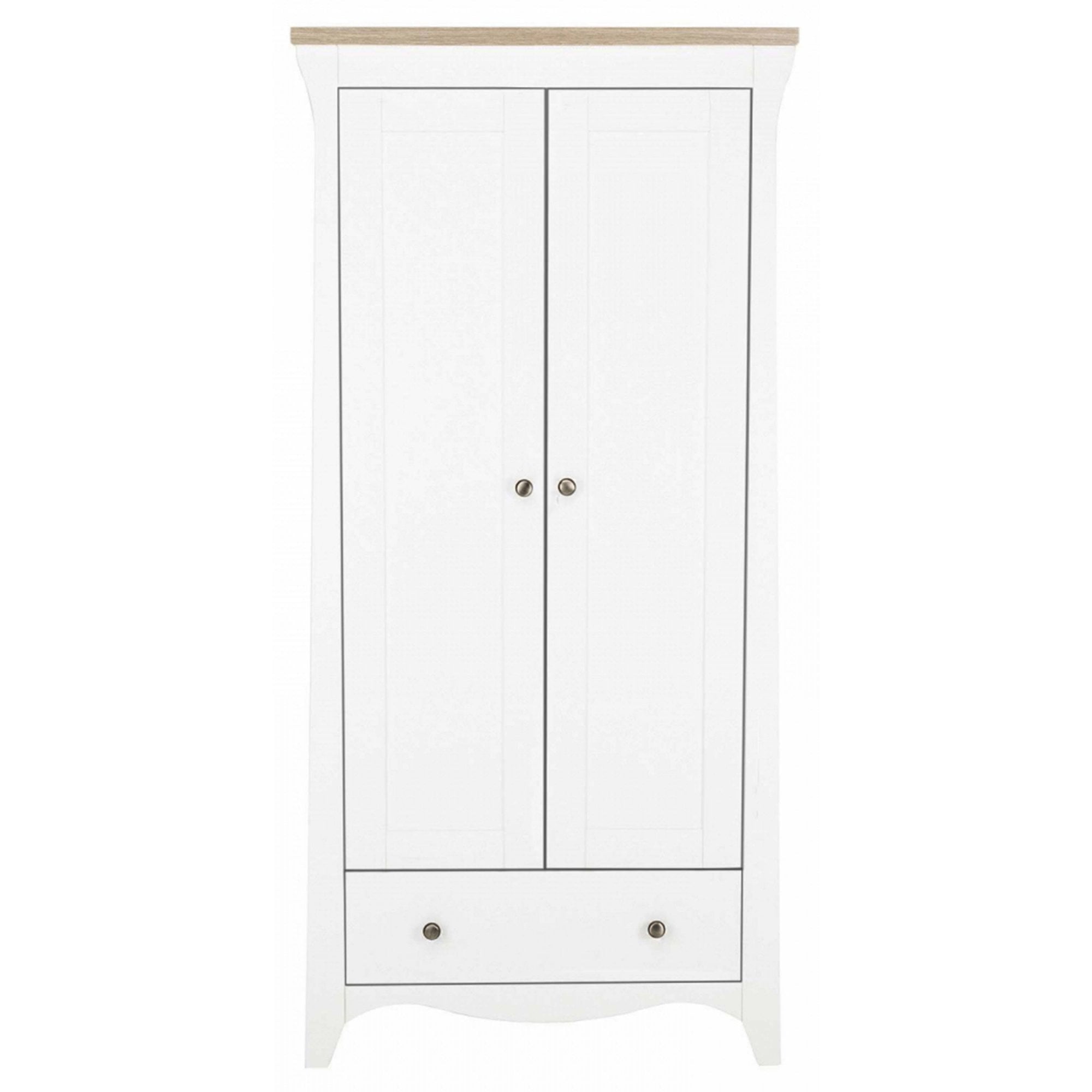 CuddleCo Clara 3 Piece Nursery Set White/Ash