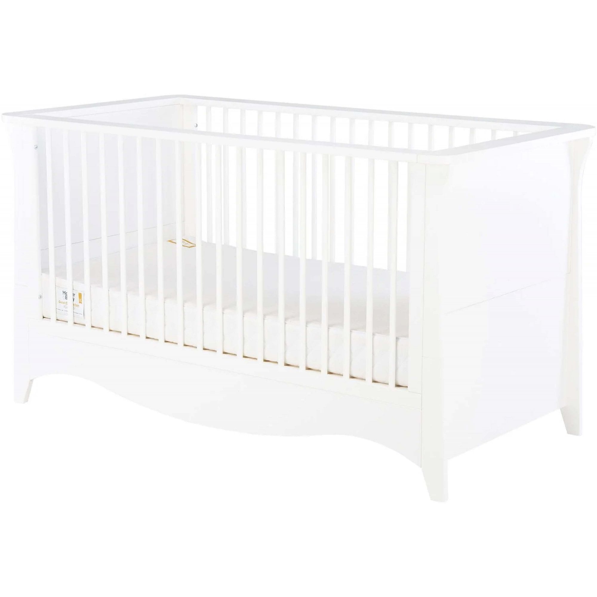 CuddleCo Clara 2 Piece Nursery Set White