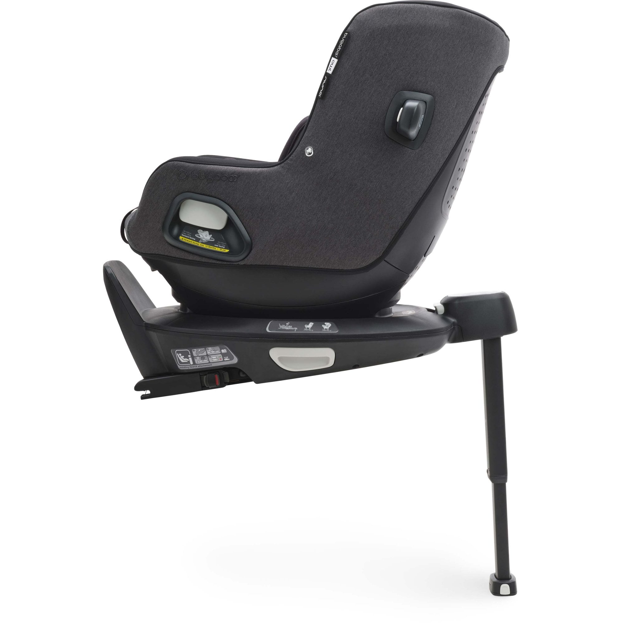 Bugaboo Owl Washed Black Car Seat & 360 Base