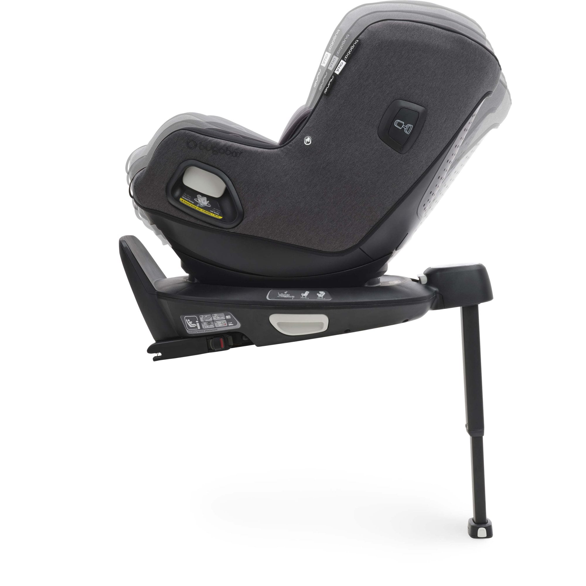 Bugaboo Owl Washed Black Car Seat & 360 Base