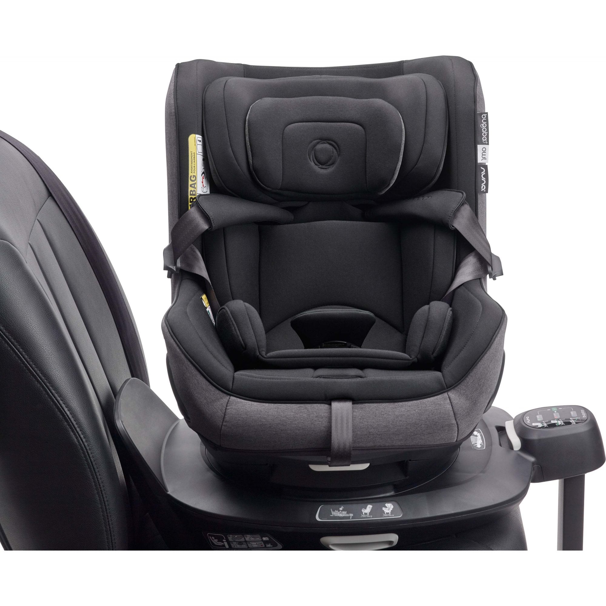 Bugaboo Owl Washed Black Car Seat & 360 Base