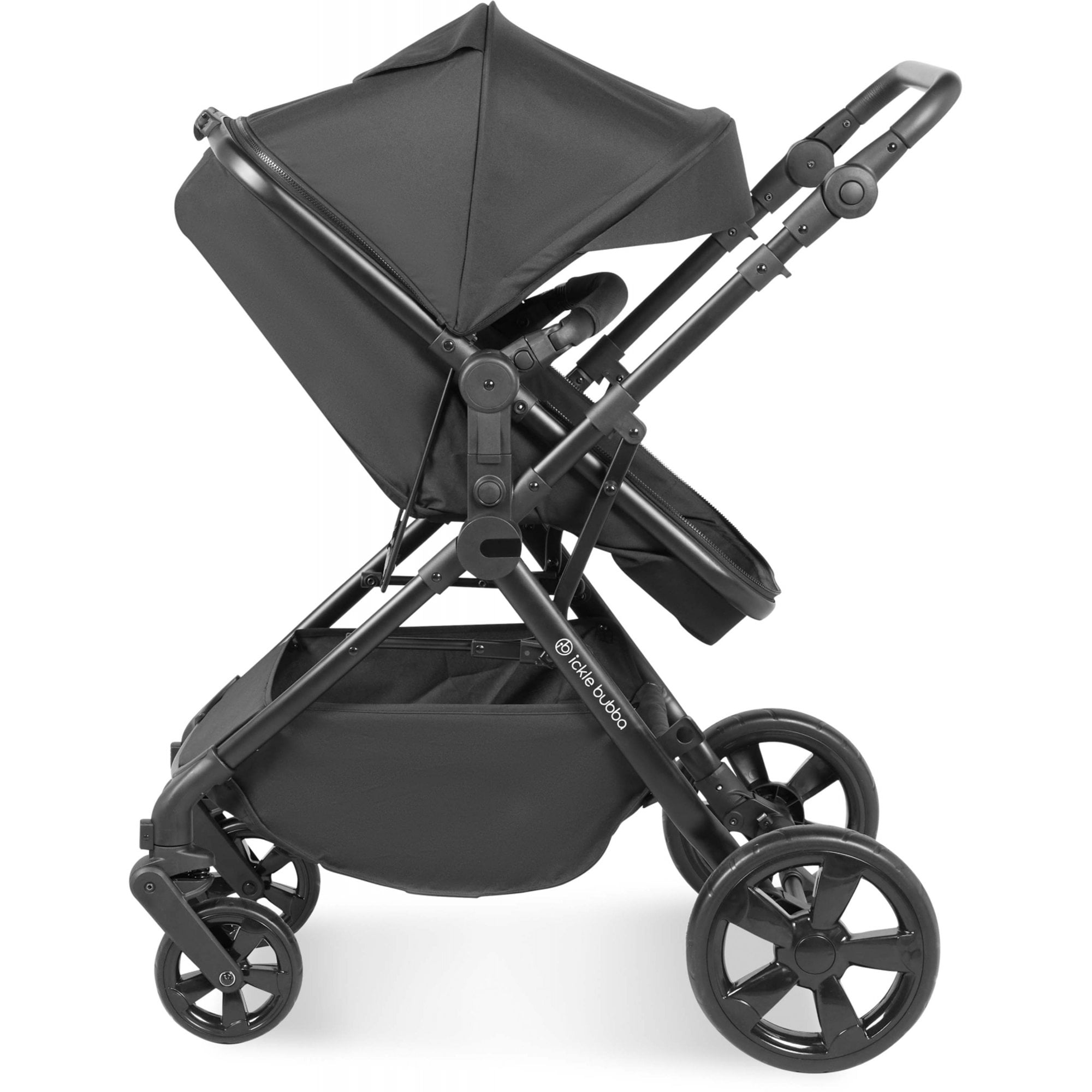 Ickle Bubba Comet 3 in 1 Travel System Black With Astral Car Seat