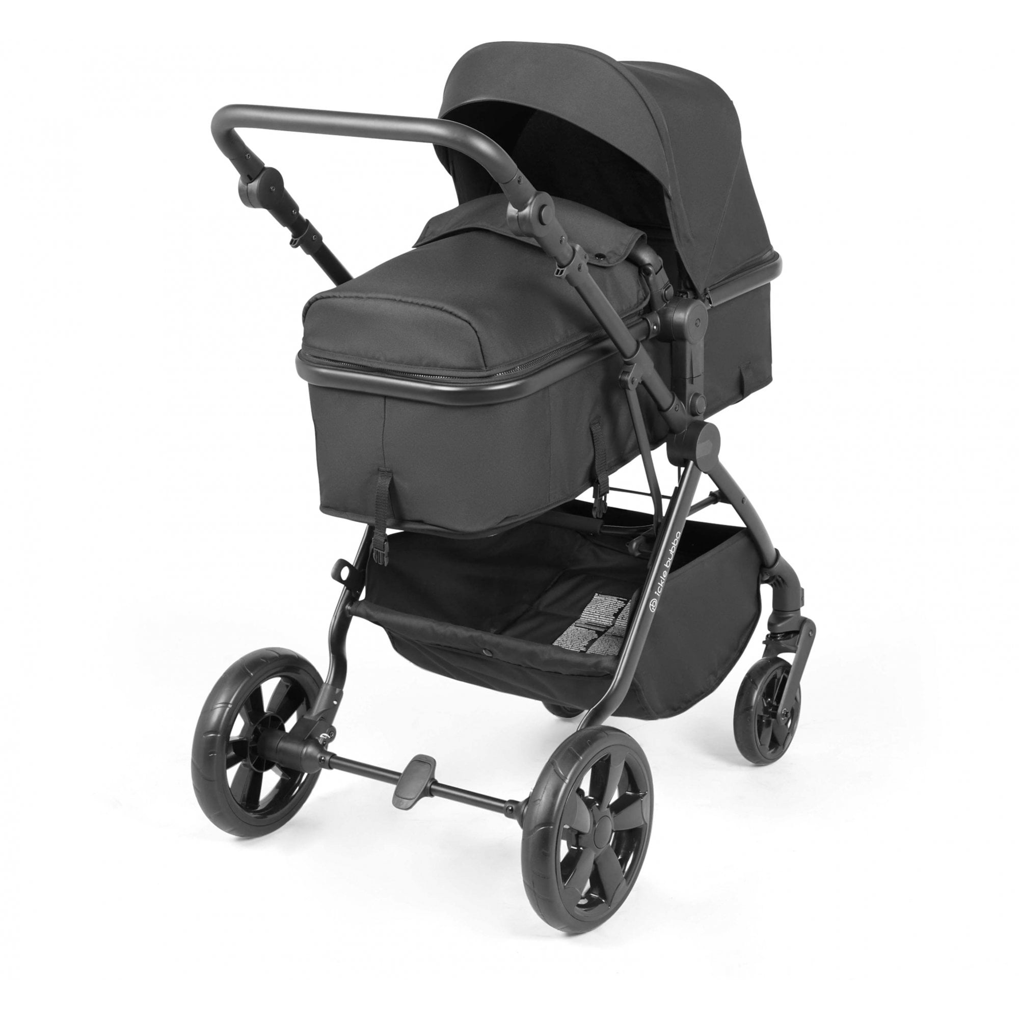 Ickle Bubba Comet 3 in 1 Travel System Black With Astral Car Seat