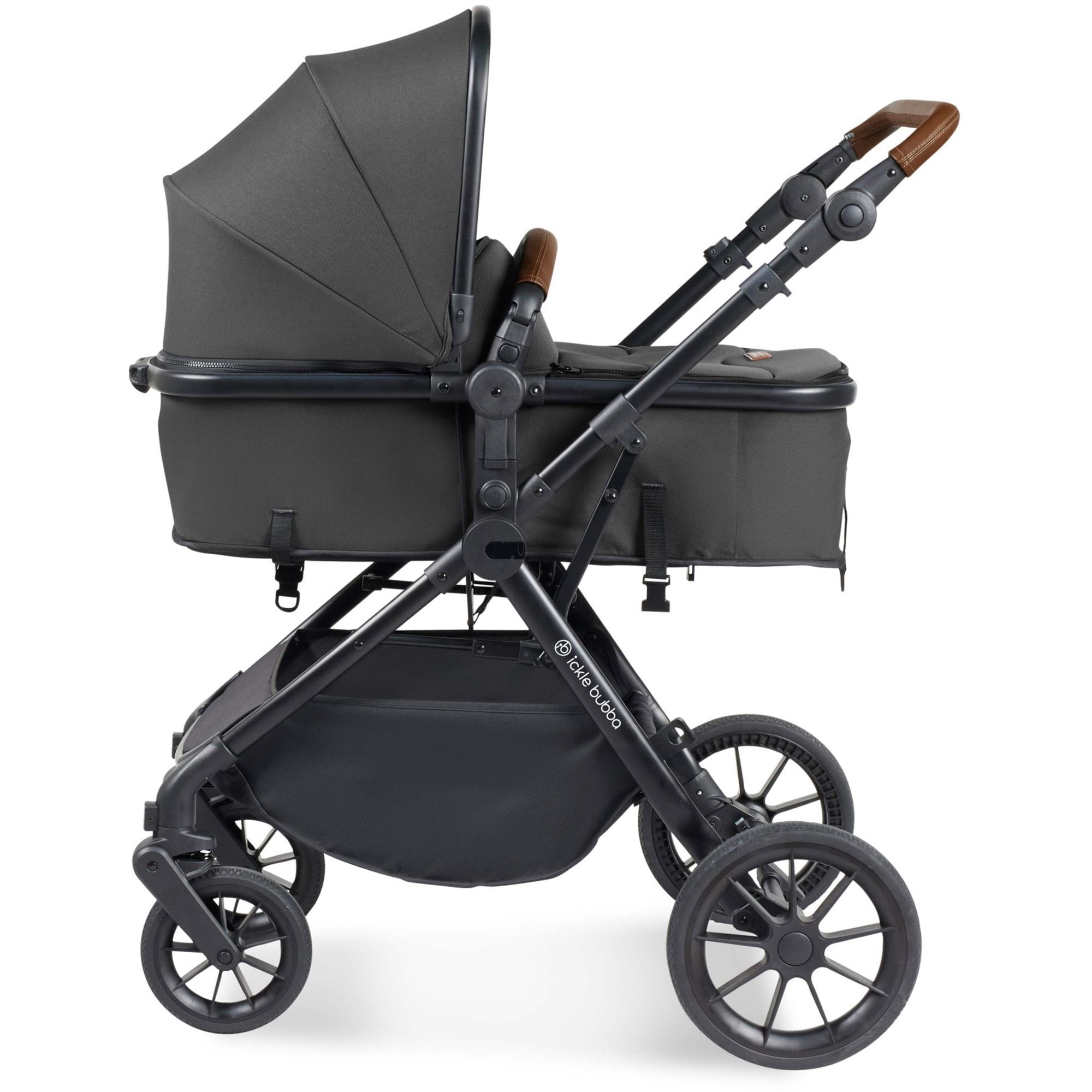 Ickle Bubba Cosmo 6 Piece Pram Graphite Grey