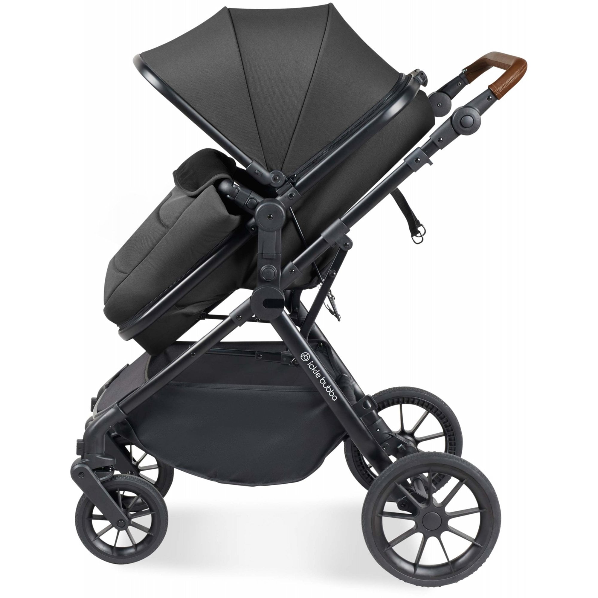 Ickle Bubba Cosmo 6 Piece Pram Graphite Grey