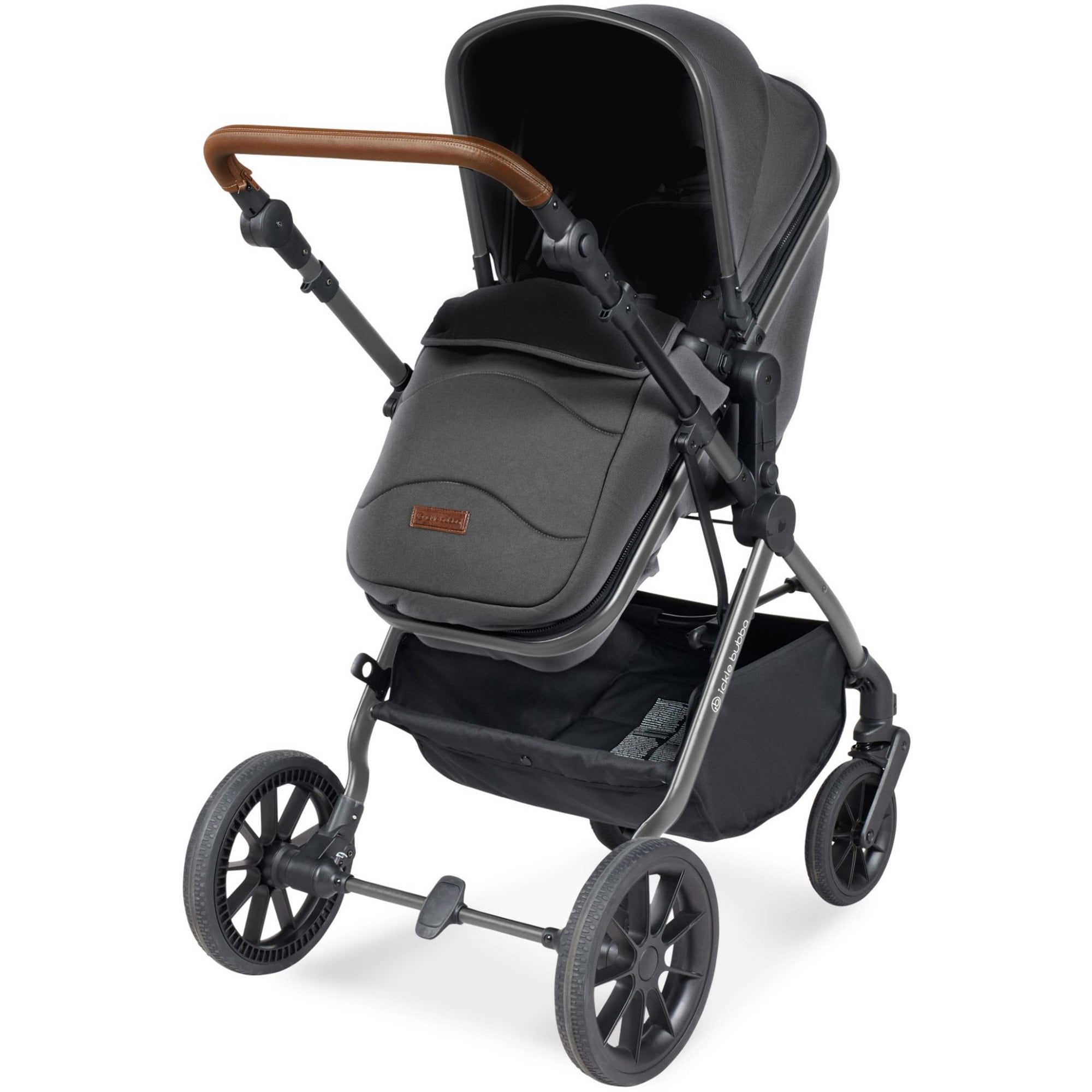 Ickle Bubba Cosmo 6 Piece Pram Graphite Grey