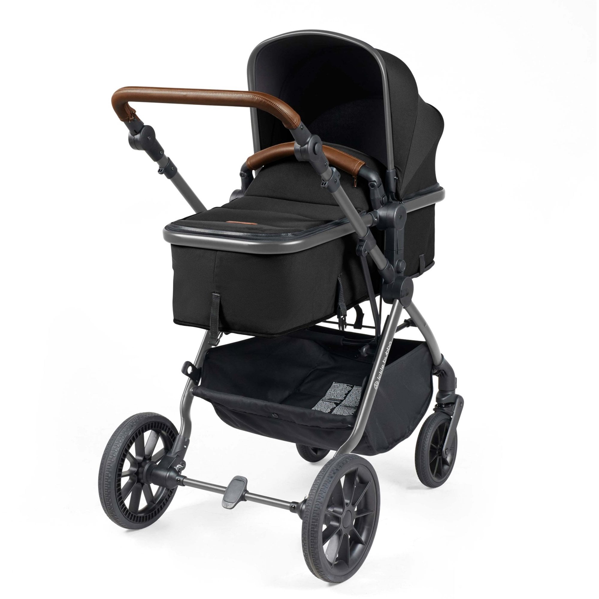 Ickle Bubba Cosmo 6 Piece Pram Black
