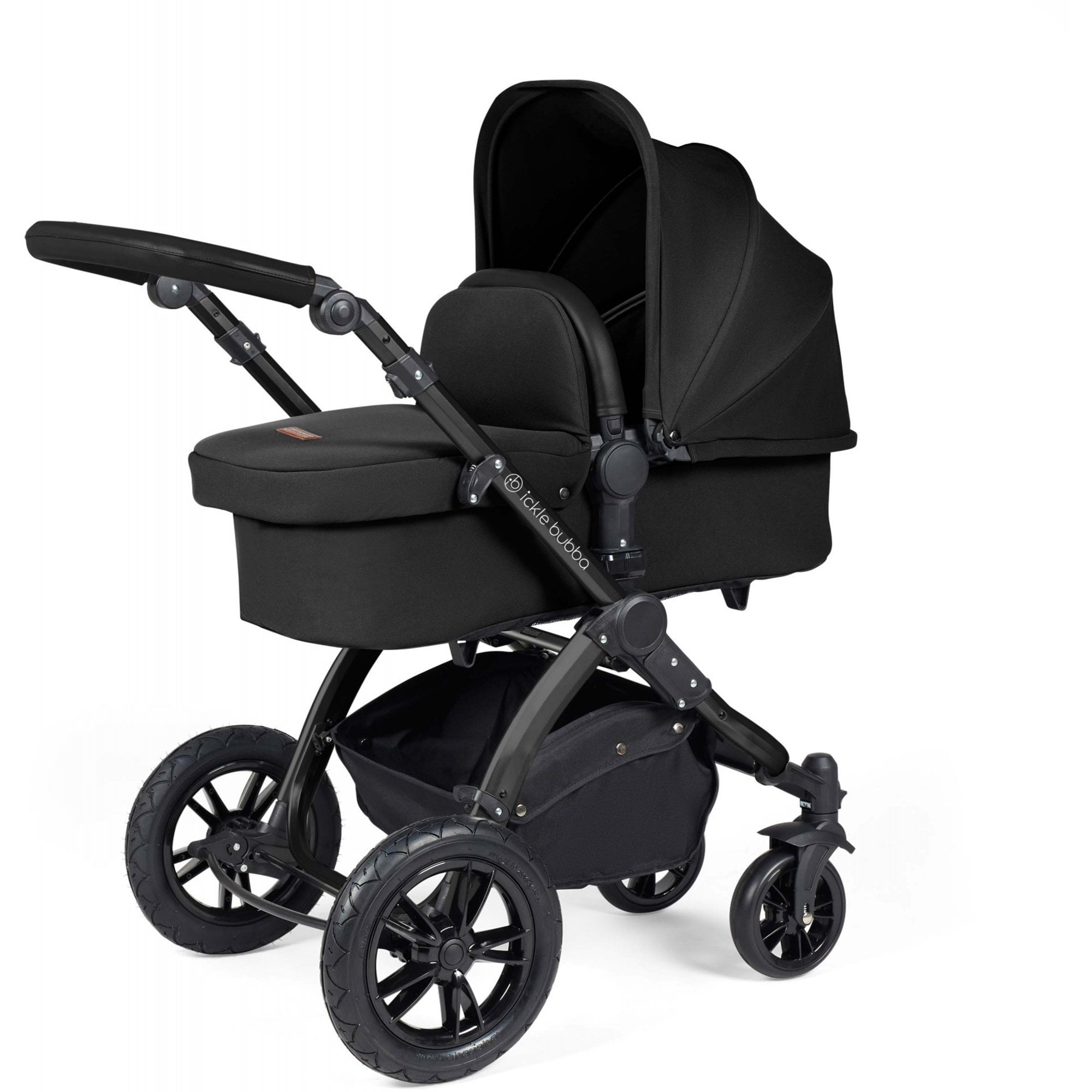 Ickle Bubba Stomp Luxe 9 Piece Pram Midnight