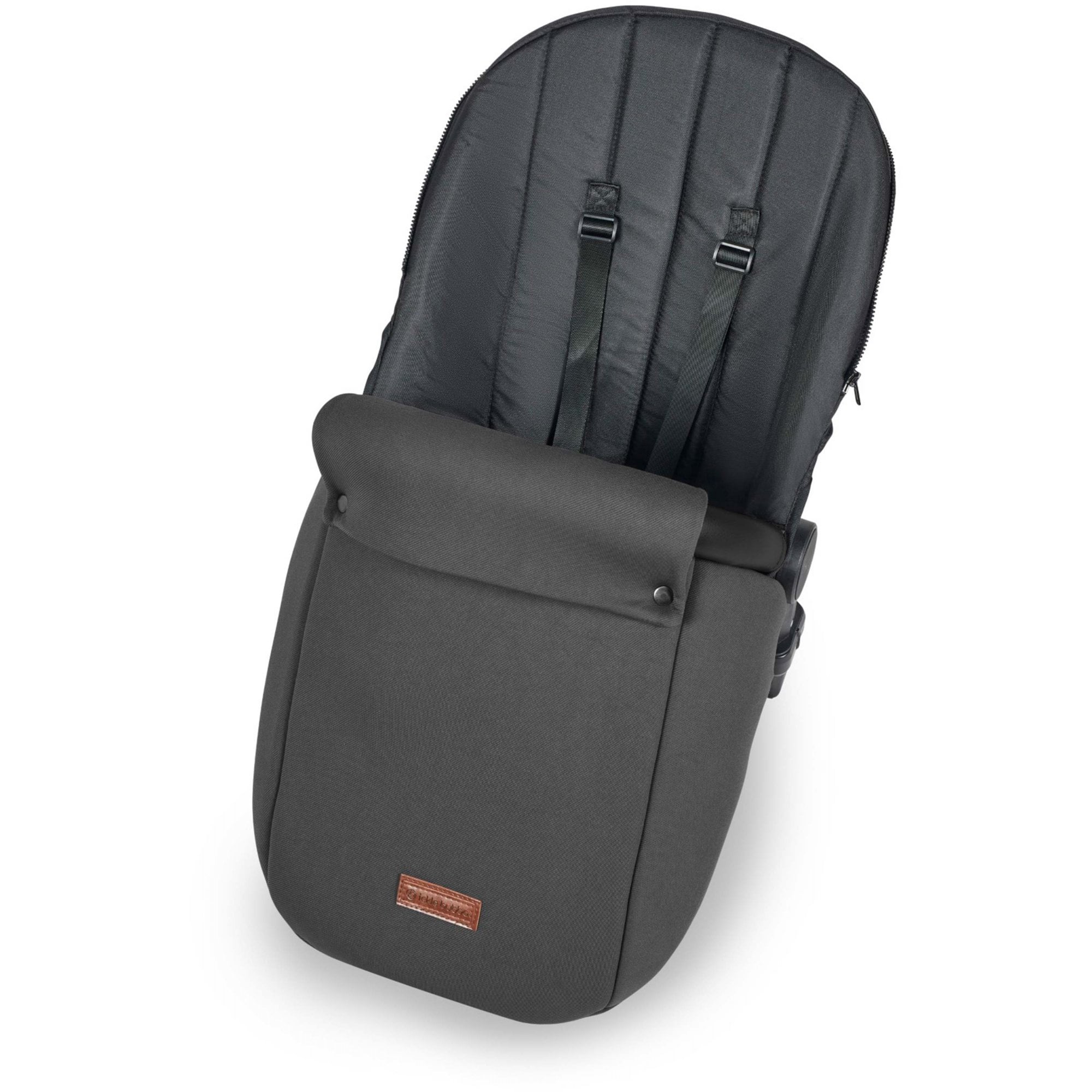 Ickle Bubba Stomp Luxe 12 Piece Travel System with i-Size Stratus Car Seat & ISOFIX Base Charcoal