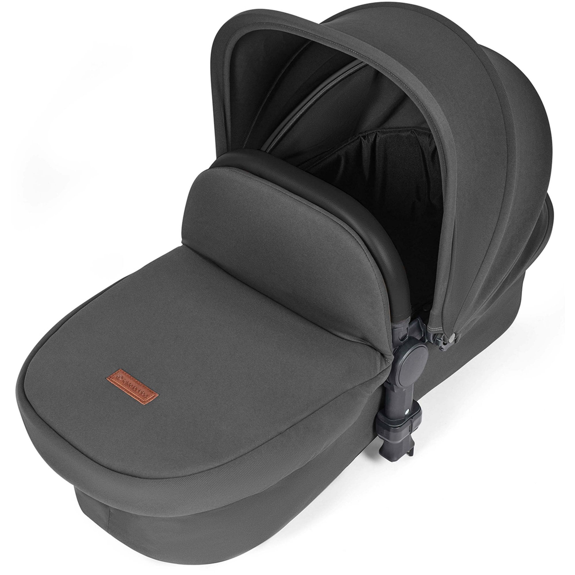 Ickle Bubba Stomp Luxe 12 Piece Travel System with i-Size Stratus Car Seat & ISOFIX Base Charcoal
