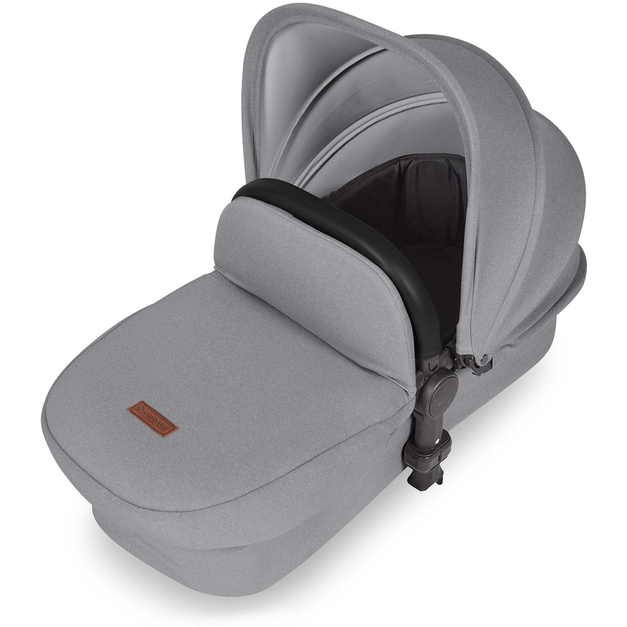 Ickle Bubba Stomp Luxe 12 Piece Travel System & i-Size Cirrus Car Seat + Base Pearl Grey