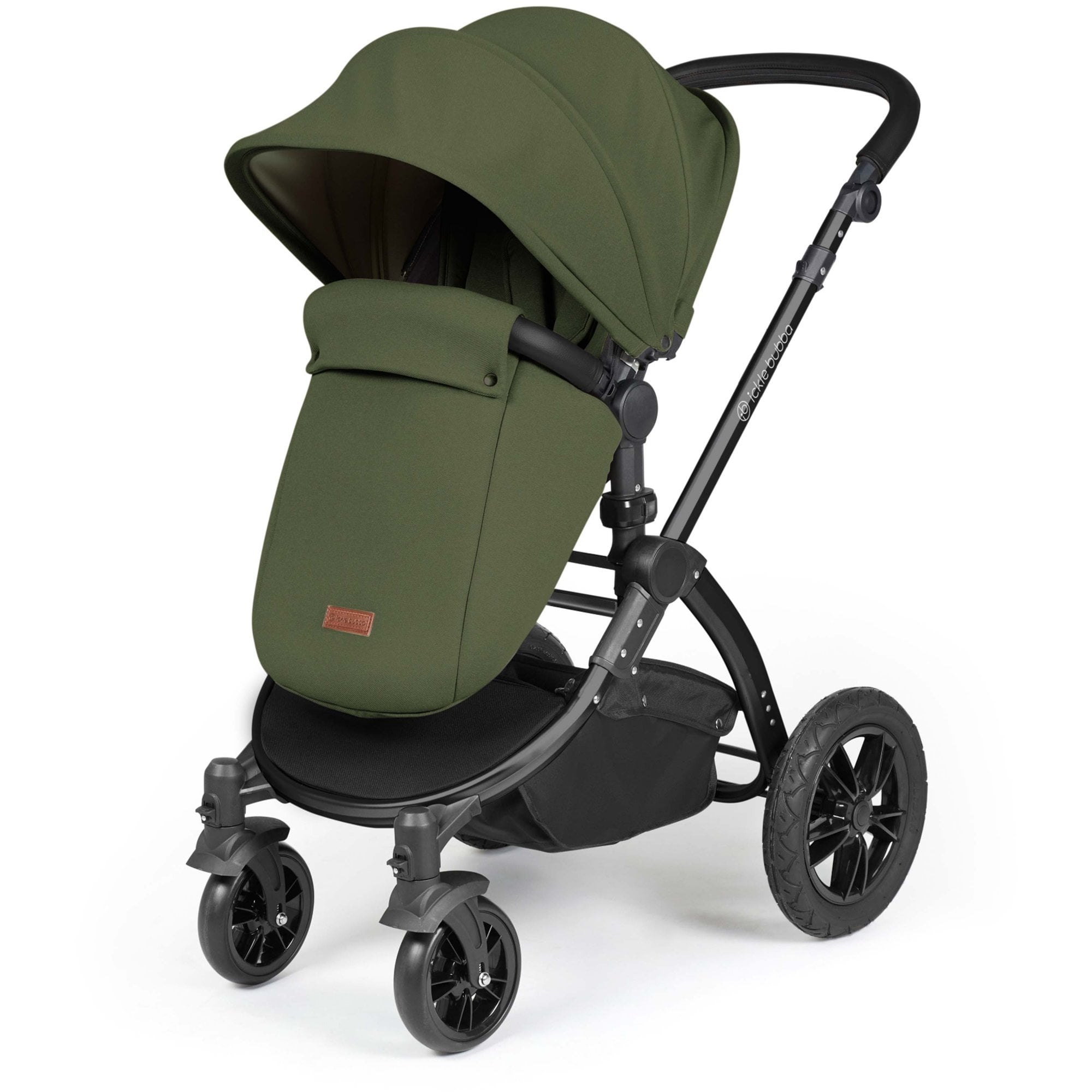 Ickle Bubba Stomp Luxe 9 Piece Pram Woodland