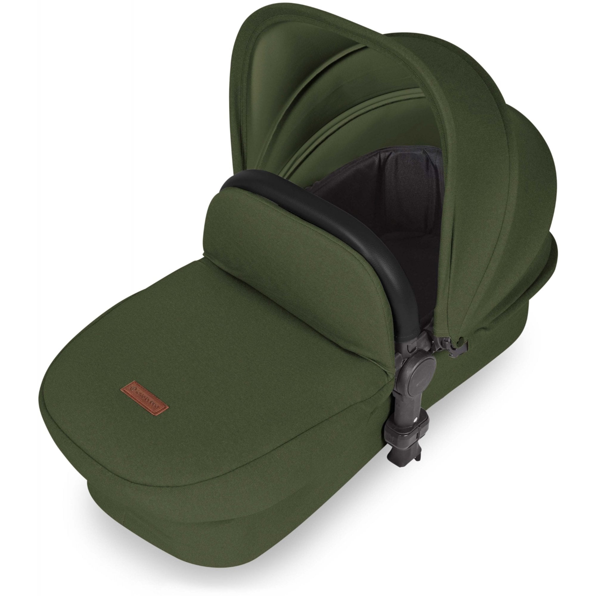 Ickle Bubba Stomp Luxe 12 Piece Travel System with i-Size Stratus Car Seat & ISOFIX Base Woodland