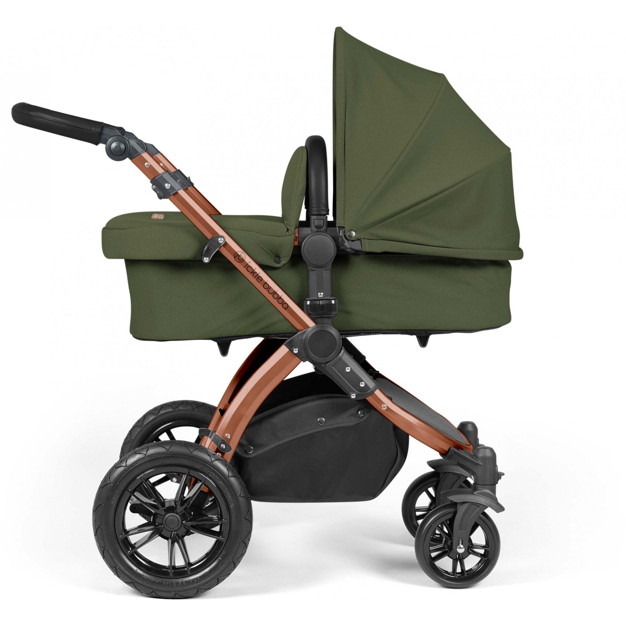 Ickle Bubba Stomp Luxe 9 Piece Pram Woodland