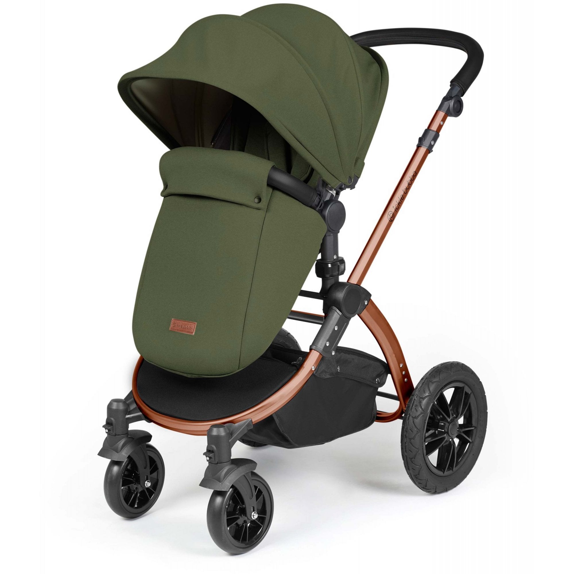 Ickle Bubba Stomp Luxe 9 Piece Pram Woodland