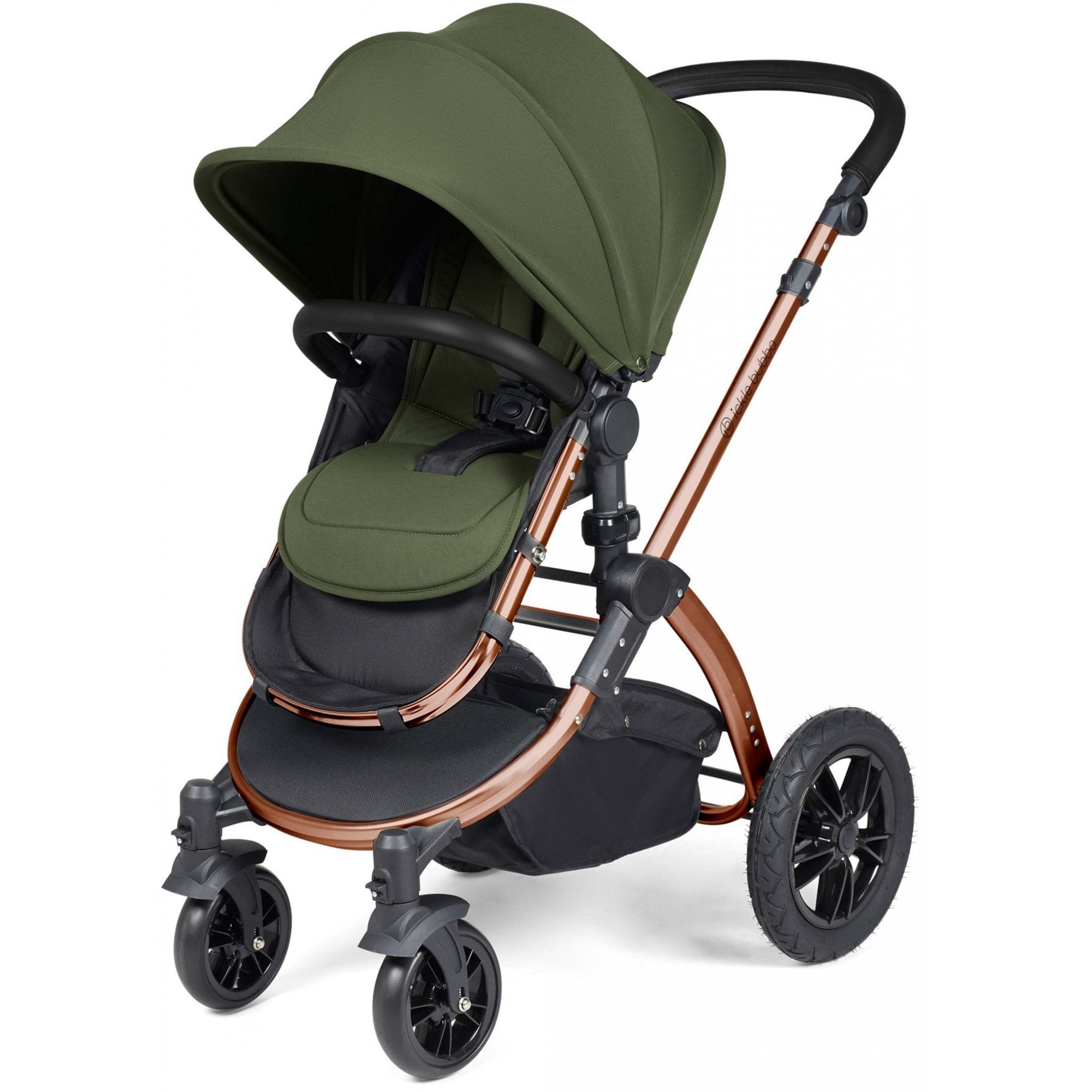 Ickle Bubba Stomp Luxe 9 Piece Pram Woodland