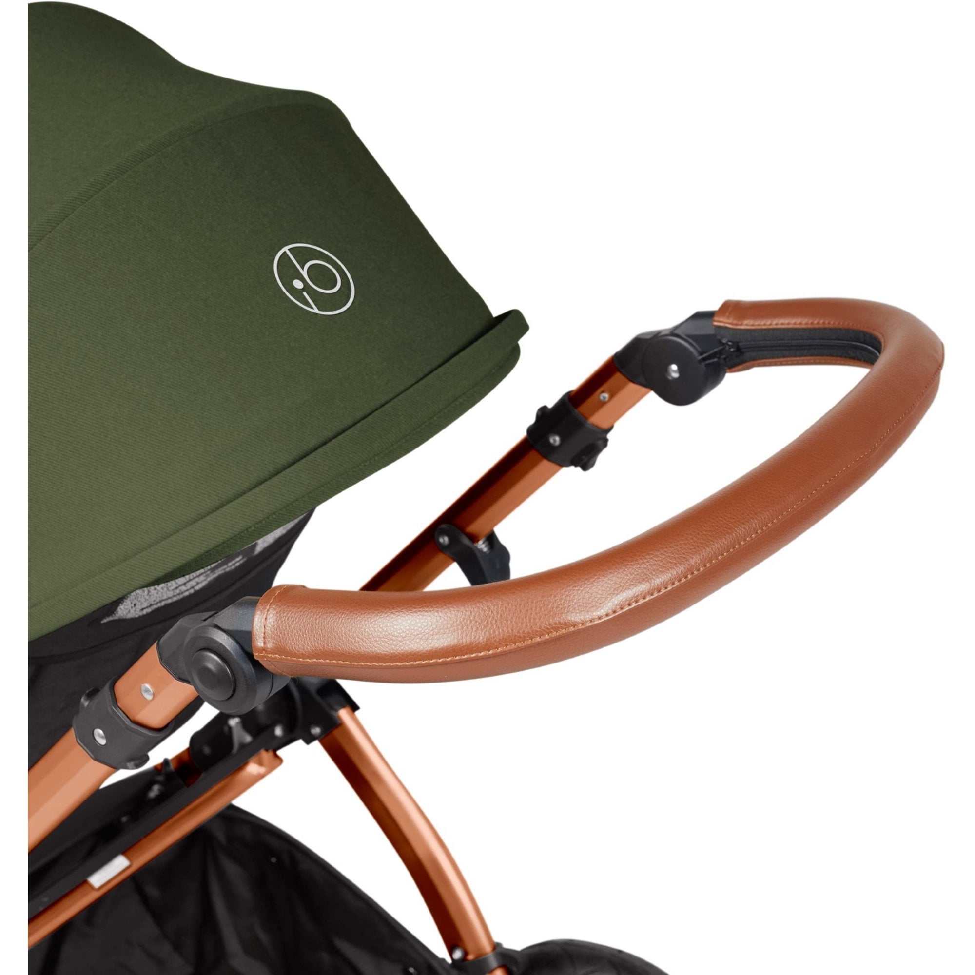 Ickle Bubba Stomp Luxe 12 Piece Travel System with i-Size Stratus Car Seat & ISOFIX Base Woodland