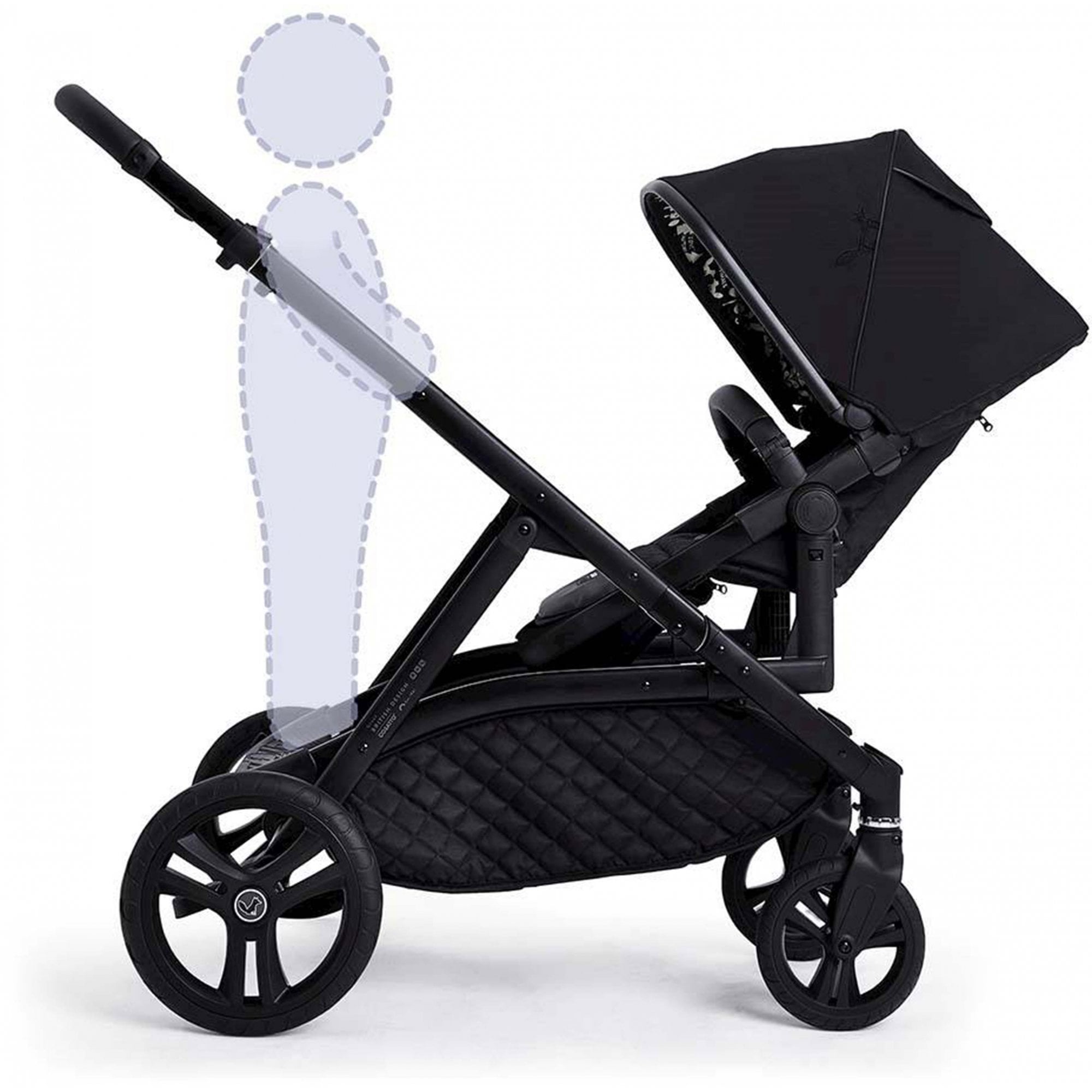 Cosatto Wow XL 3in1 Pram & Pushchair Silhouette