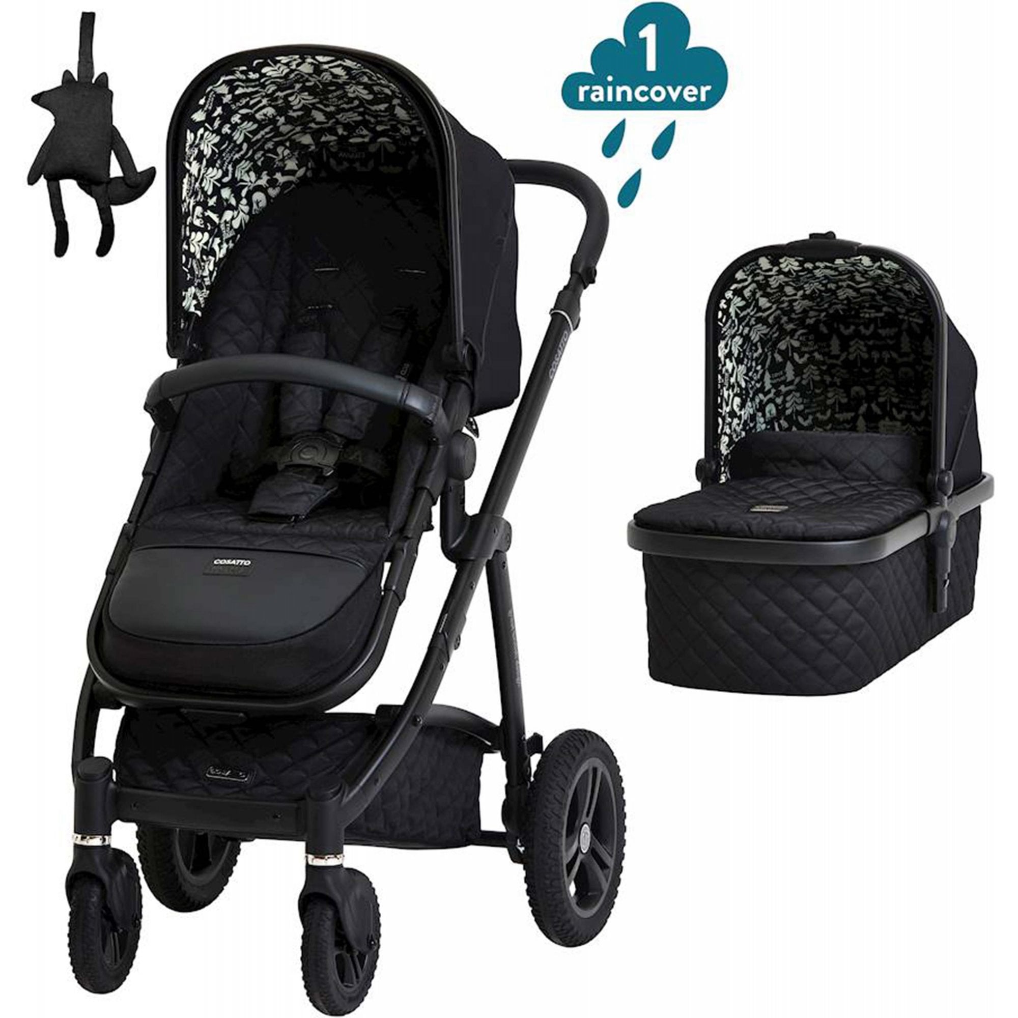 Cosatto Wow 2 Pram & Pushchair Silhouette