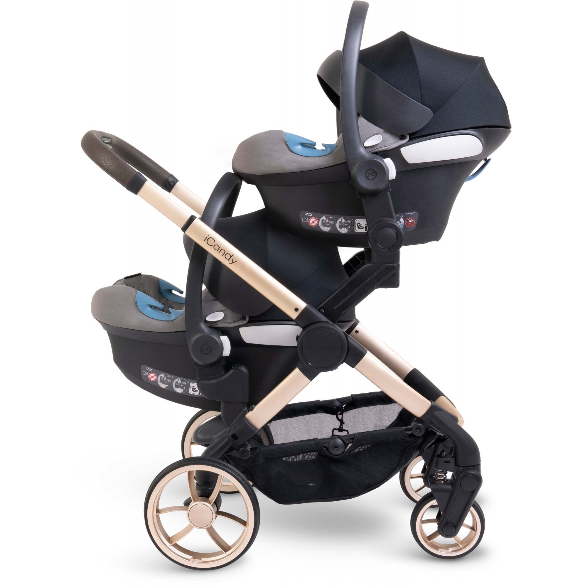 iCandy Peach 7 Editions Twin Stroller Biscotti