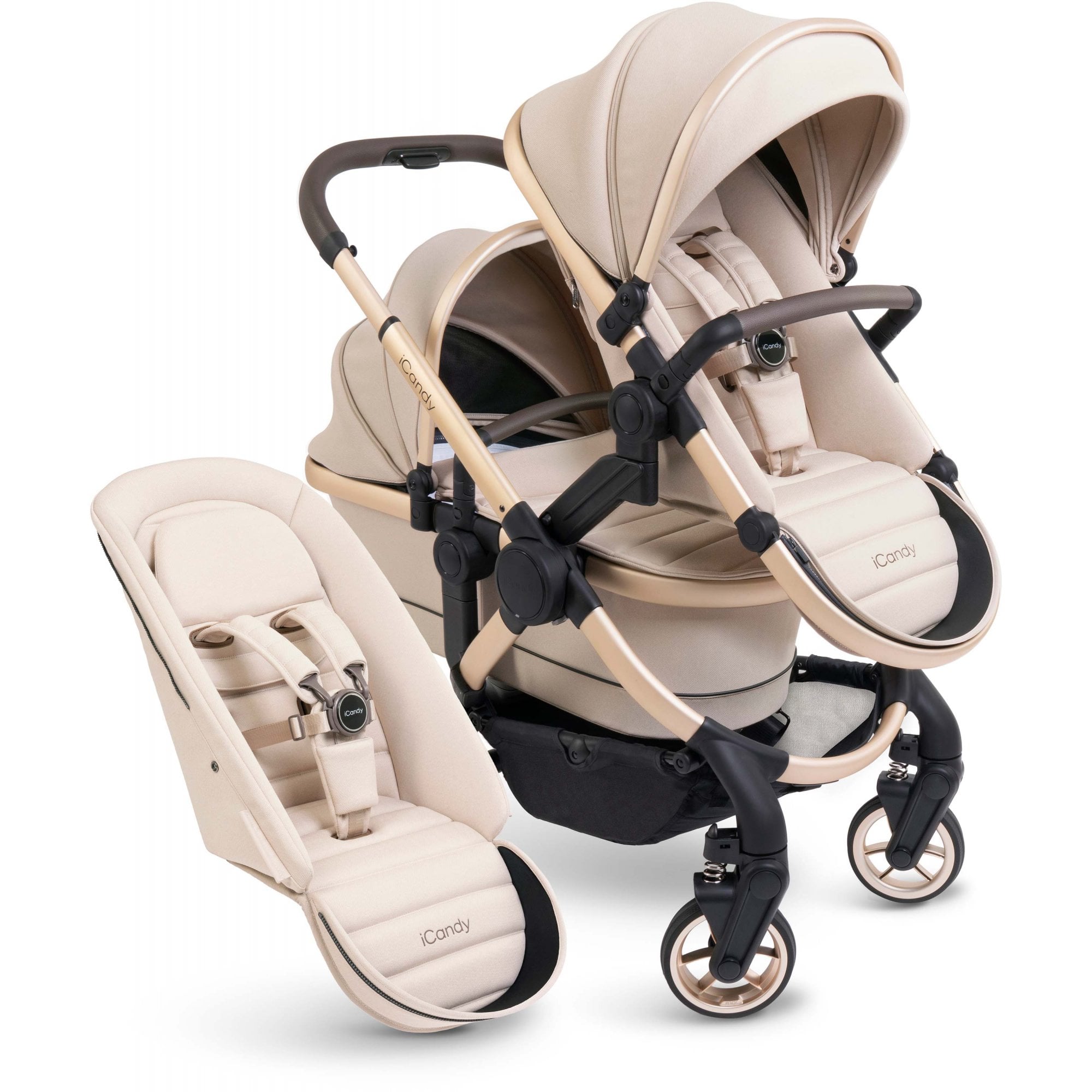 iCandy Peach 7 Editions Double Stroller Biscotti