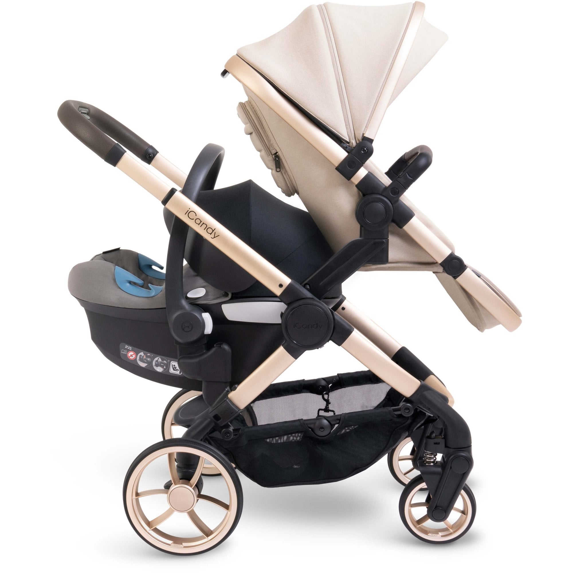 iCandy Peach 7 Editions Double Stroller Biscotti