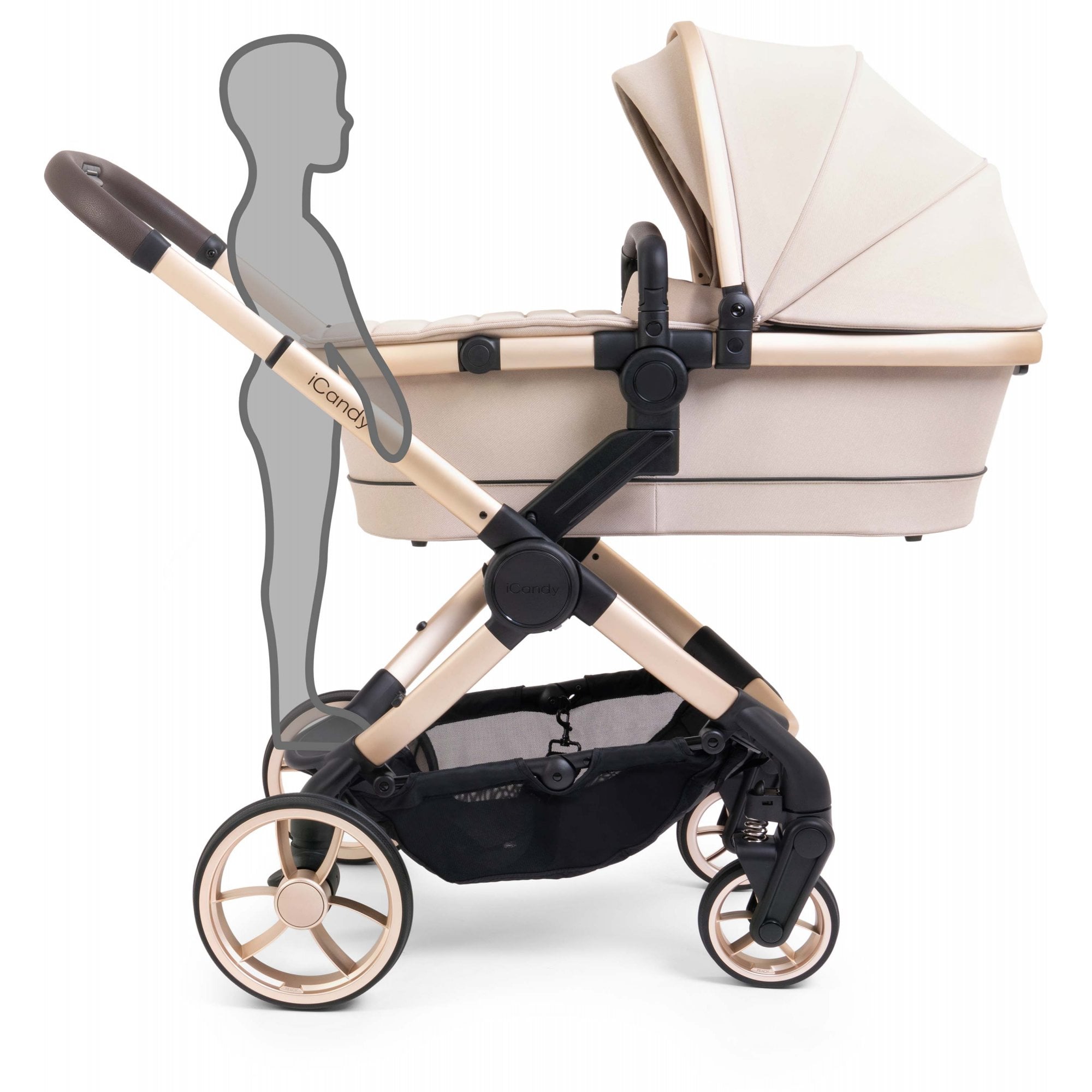 iCandy Peach 7 Complete Editions Bundle Biscotti + Britax Baby Safe Pro & Base